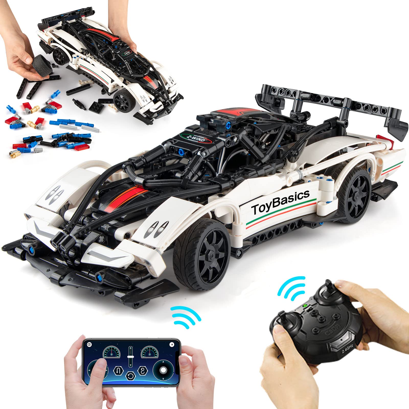 STEM Remote Control Car Building Kit for Kids Ages 6+ | 457pcs Educational Science Learning Toy | DIY Engineering Blocks for Boys & Girls | Perfect for Birthday Gifts & STEM Classroom Activities