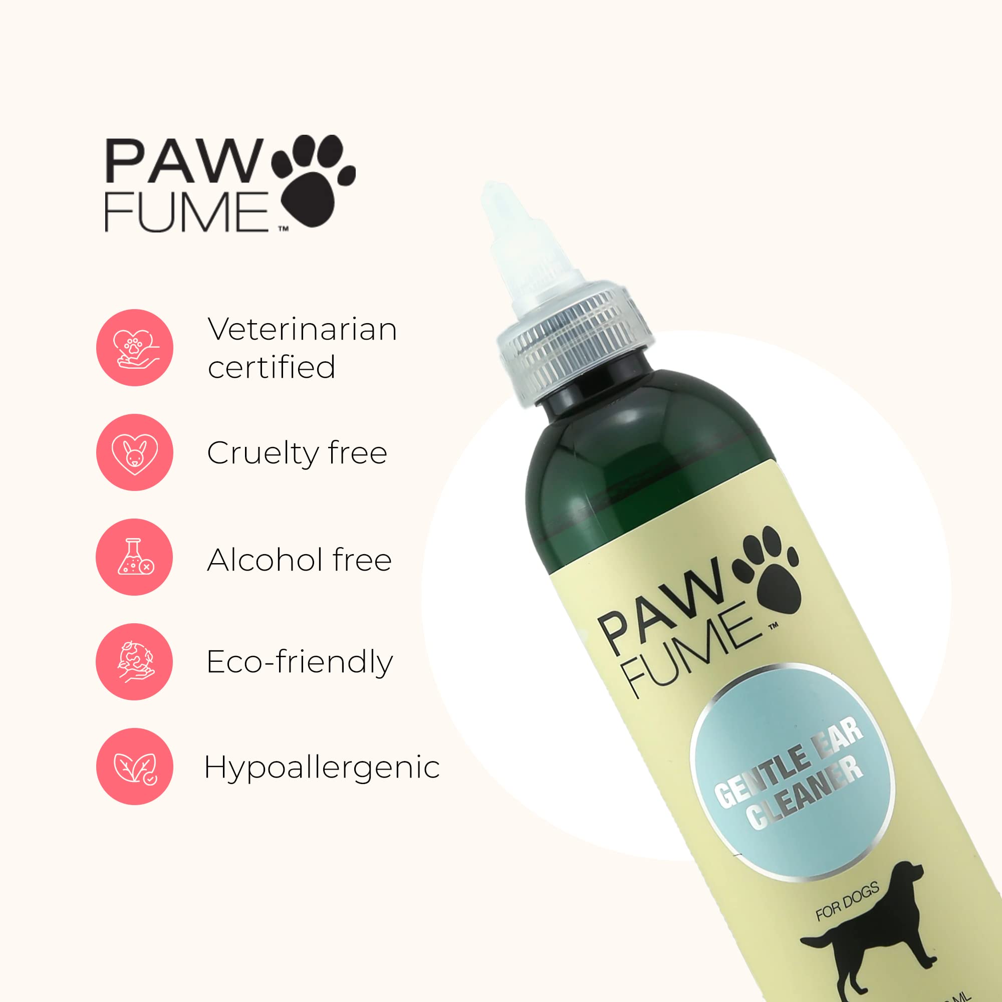 PAWFUME Dog Grooming Spray for Show Dogs - Ear Cleaner & Moisturizing Lotion | Pet Care Essentials for Odor Control & Coat Shine | Perfect for Dog Shows, Grooming & Daily Care