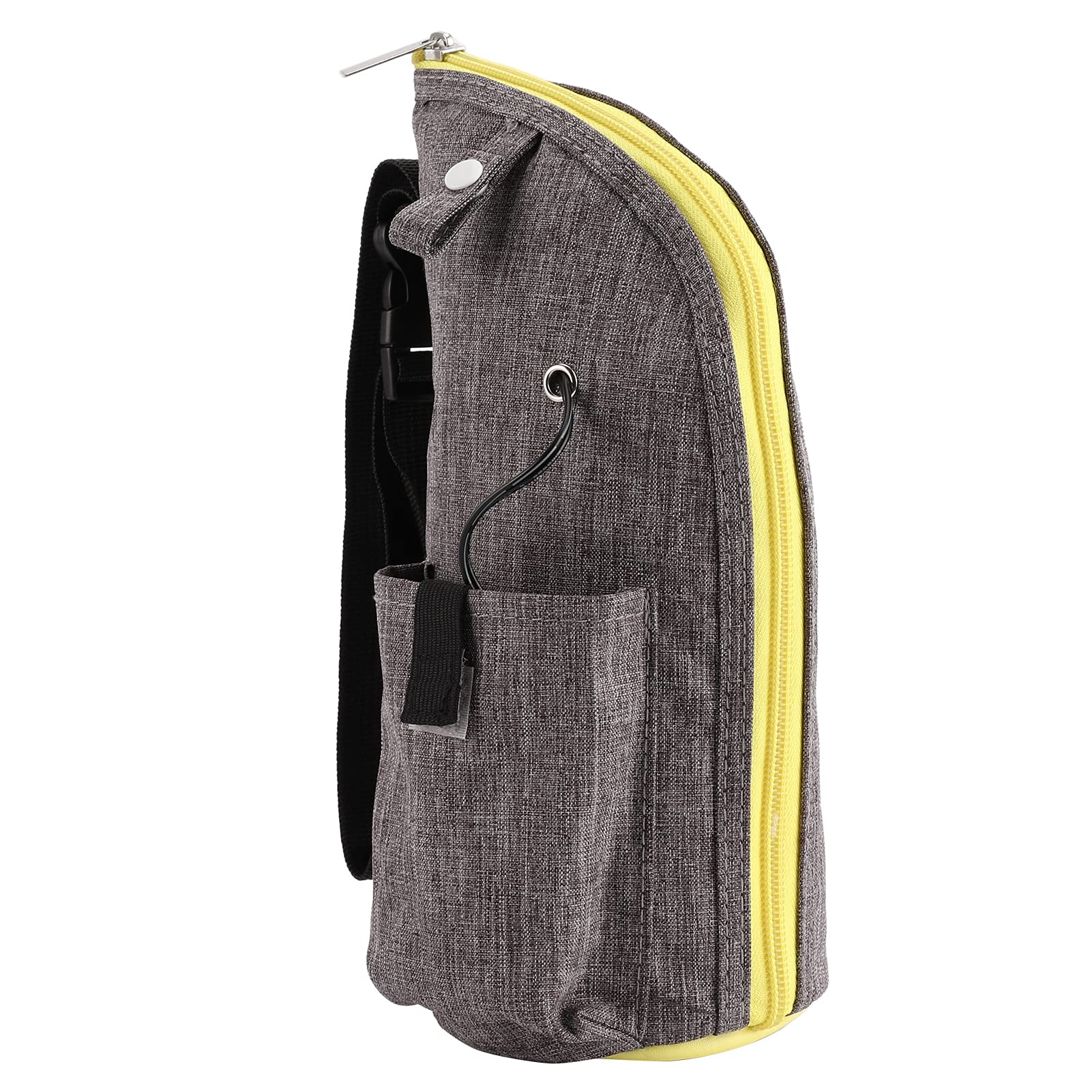 BestYiJo USB Milk Heating Bag - Portable Baby Bottle Warmer for Travel, Home & On-the-Go Feeding (Grayish Yellow) | Fast & Safe Milk Warming Solution for Infants & Toddlers | Ideal for Nursing, Traveling & Emergency Use
