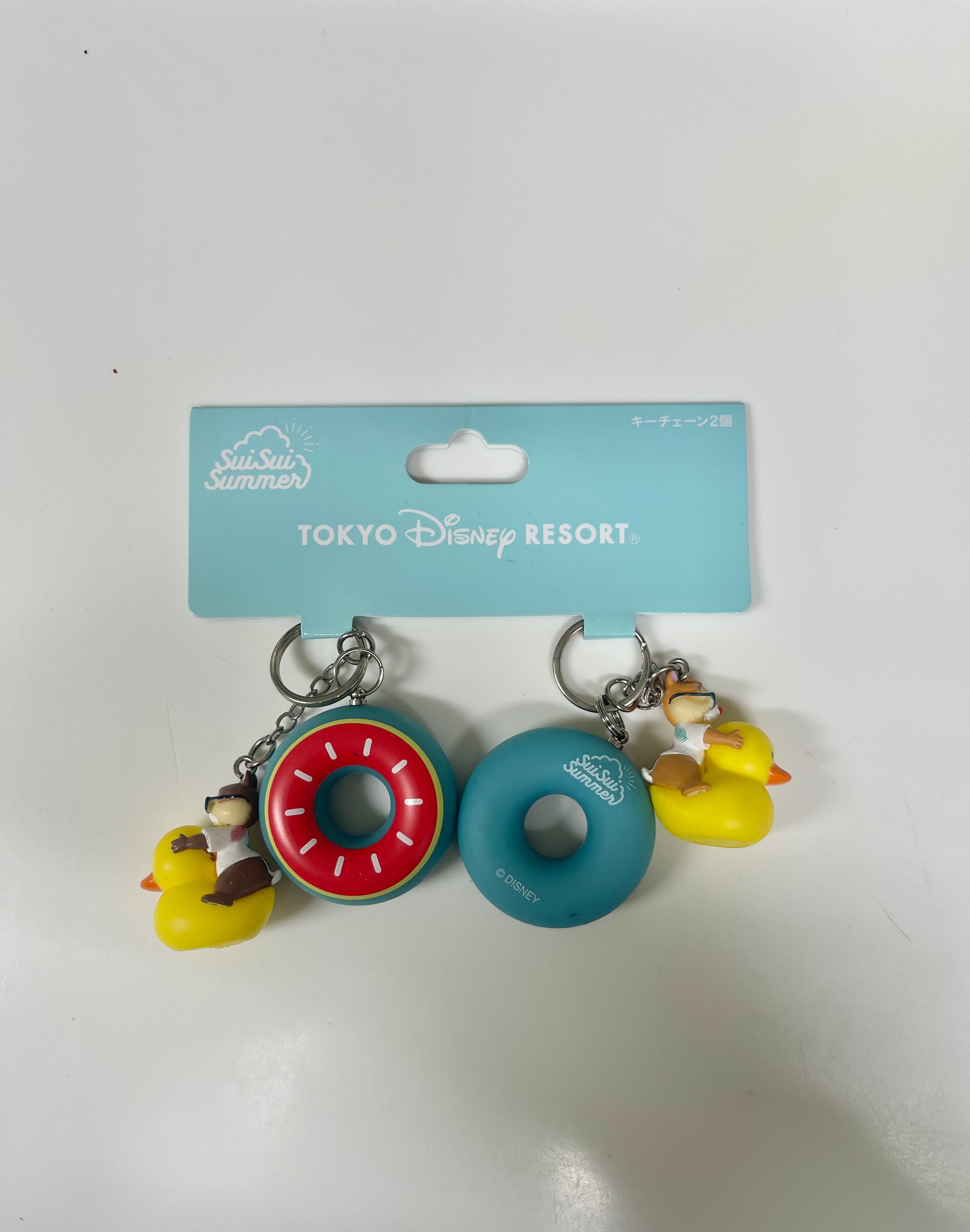 Tokyo Disney Chip and Dale Keychain Set - Cute Cartoon Character Keyrings for Bags, Backpacks, and Gifts - Perfect for Disney Fans and Collectors