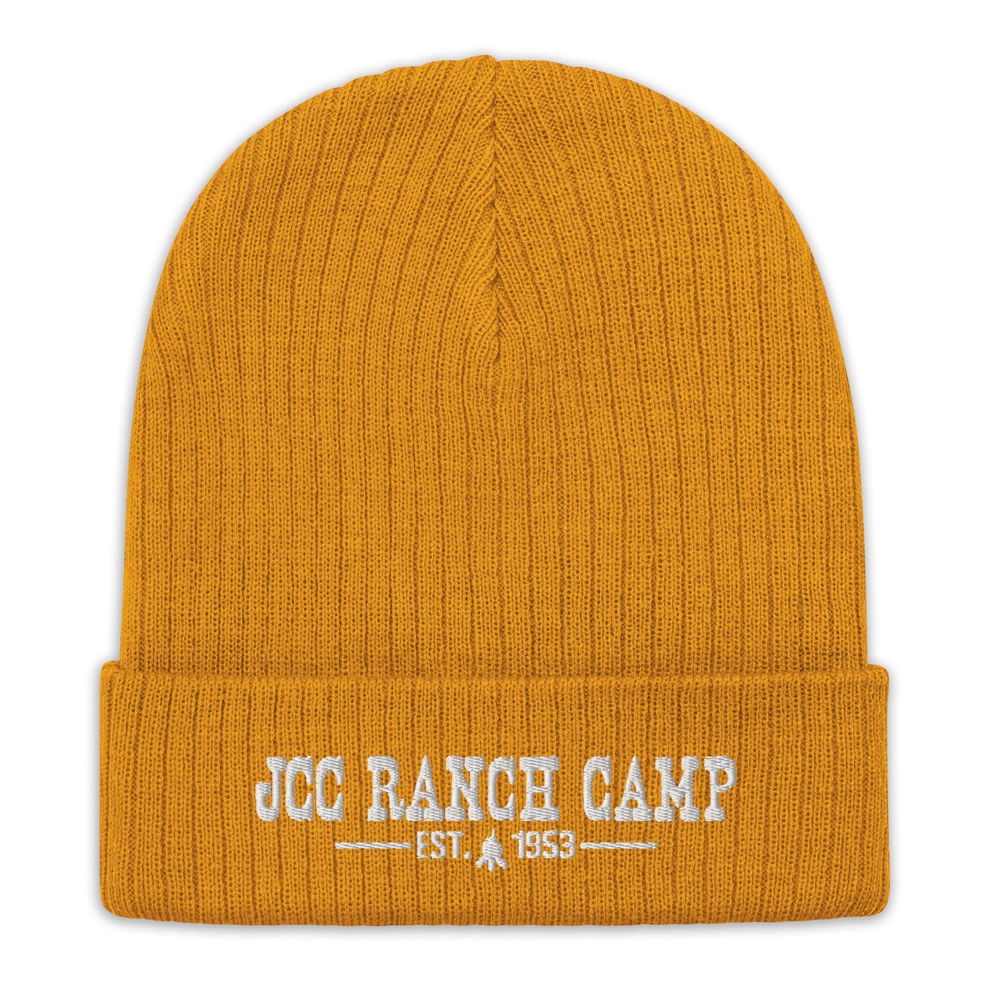 JCC Ranch Ribbed Knit Beanie for Men & Women - Soft Winter Warm Hat for Outdoor Activities, Skiing, Hiking & Casual Wear