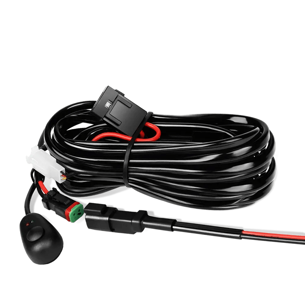 14AWG DT Connector Wire Harness Kit with 12V On/Off Switch - Perfect for Automotive, Marine, and DIY Electrical Projects