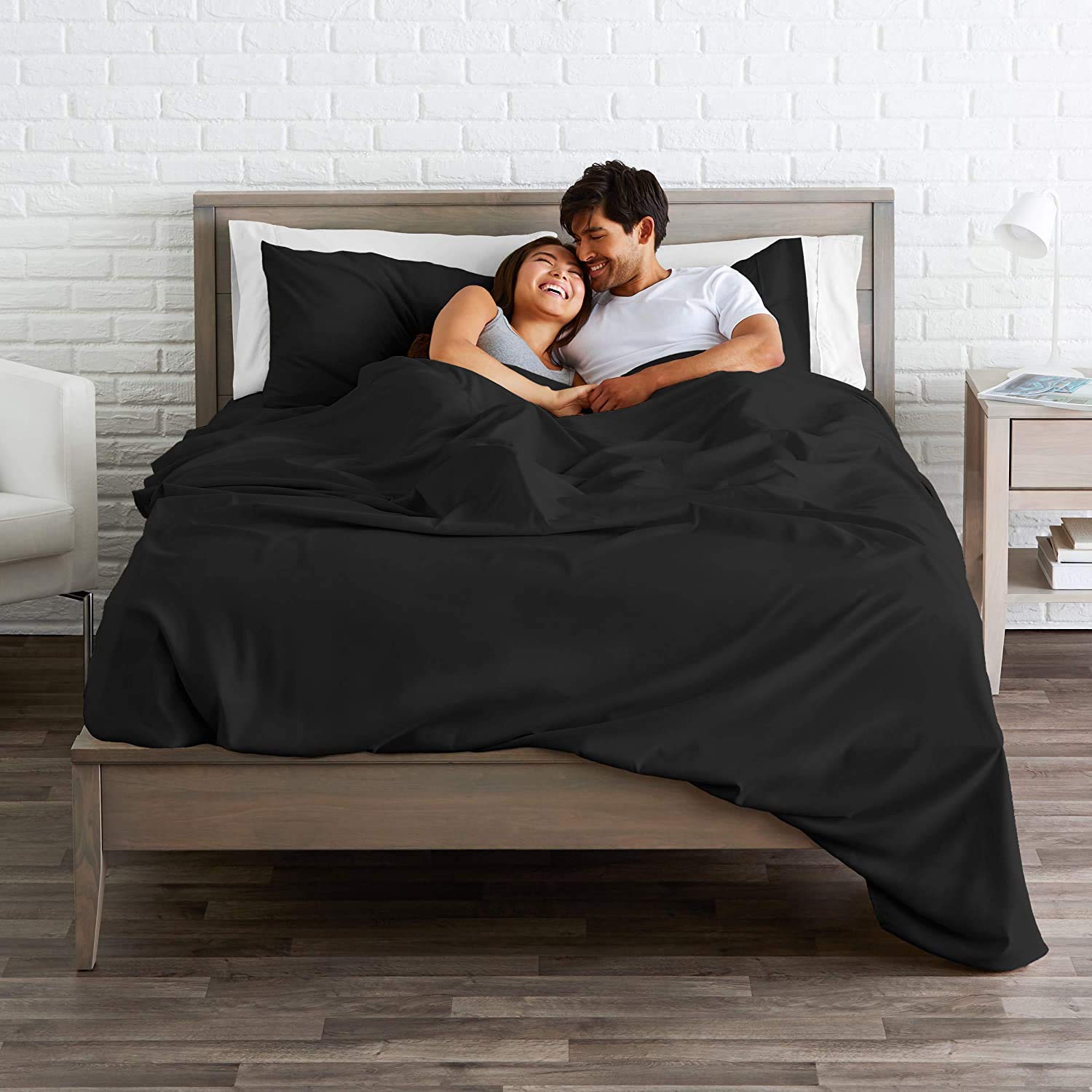 400 Thread Count Percale Cotton Sheet Set for Full Size Bed - Soft, Breathable & Durable Deep Pocket Sheets - Perfect for Home, Hotel, or Guest Room Use