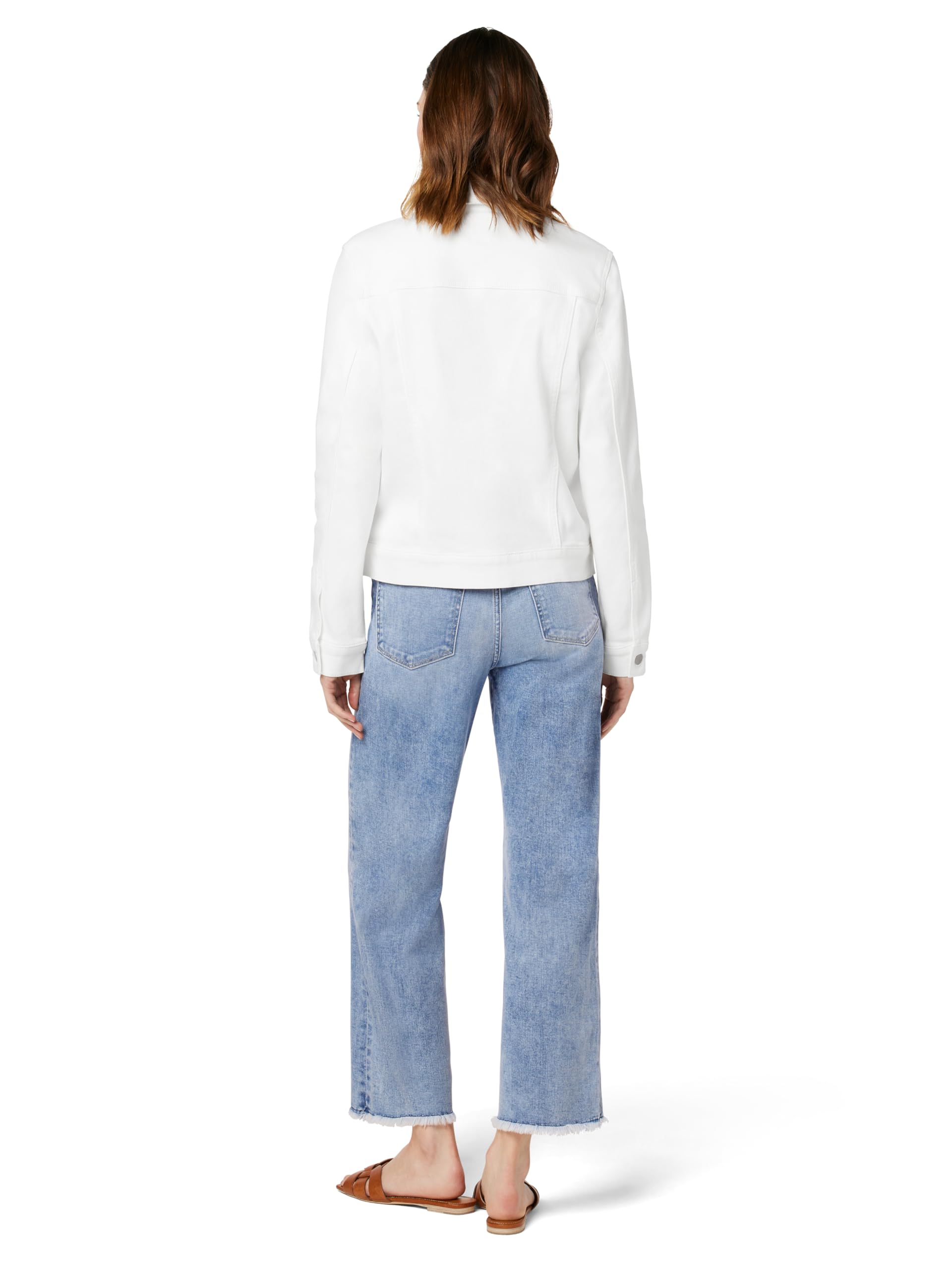 Joe's Women's Relaxed Fit Stretch Denim Jacket - Comfortable & Stylish Lightweight Denim Coat for Casual Wear, Spring & Fall Fashion Outerwear