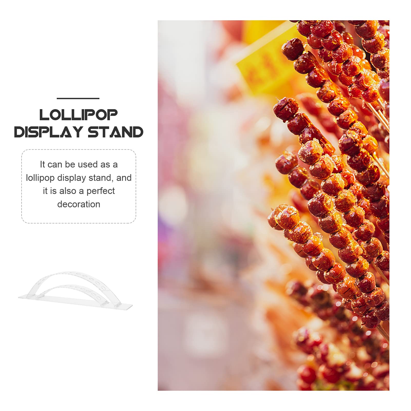 DOITOOL Clear Acrylic Cake Display Stand - 3-Tier Lollipop & Cake Pop Holder for Birthday, Wedding, Party Dessert Table Decor - Perfect for Bakeries, Candy Shops, and Event Centerpieces