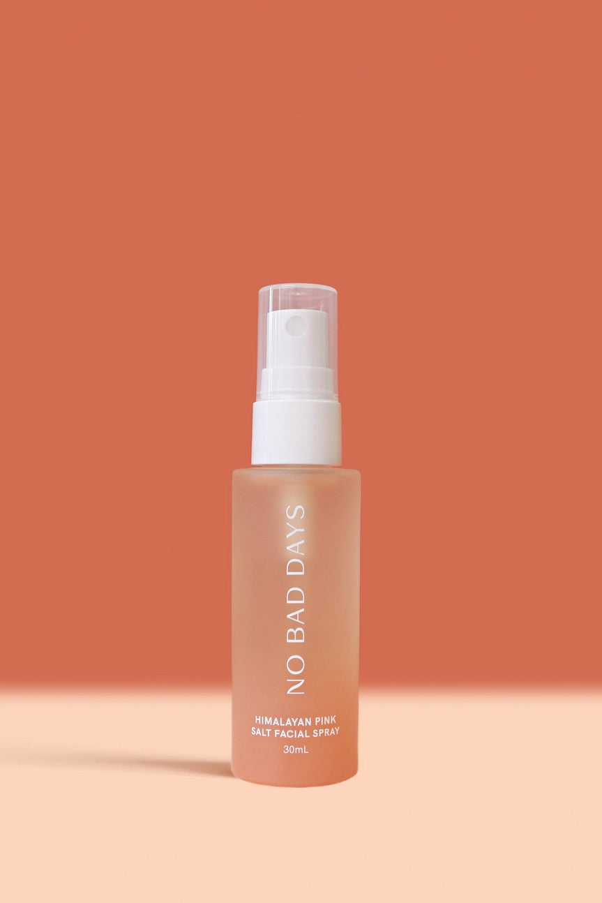 Organic Himalayan Pink Salt Facial Mist Spray 30ml - Hydrating & Refreshing for Dry Skin - Perfect for Travel, Gym & Daily Skincare Routine