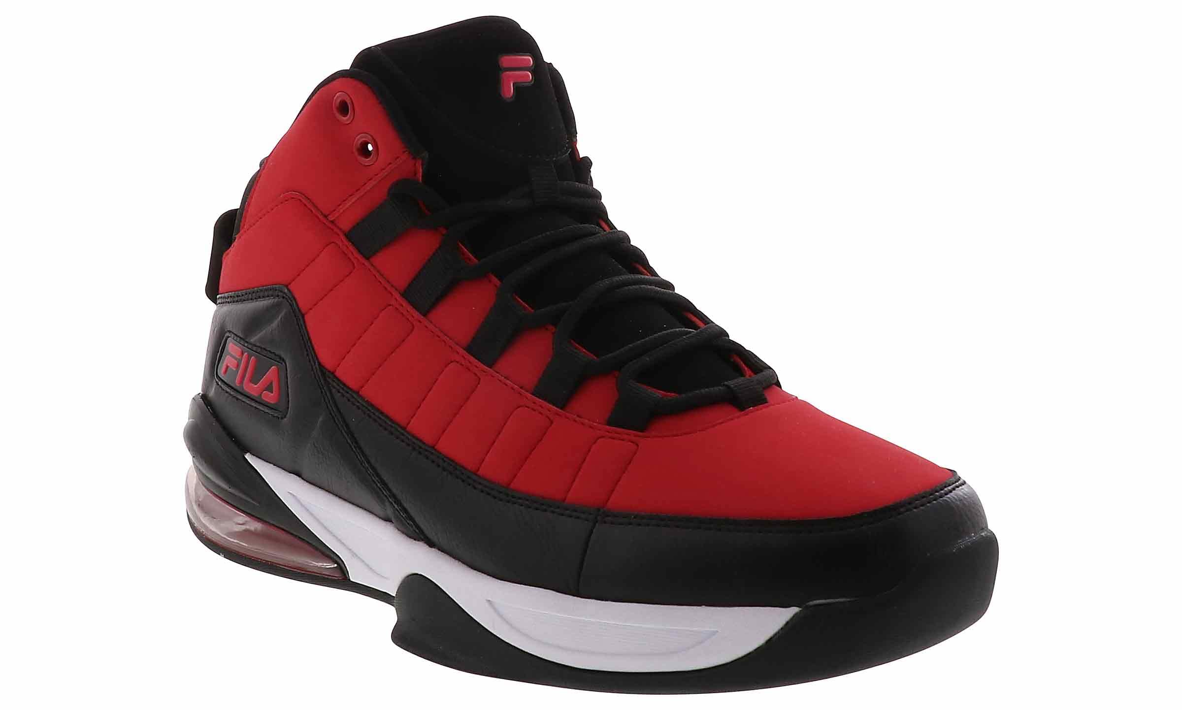 Fila Activisor Viz Basketball Shoes for Men - High Performance Red Sneakers for Indoor & Outdoor Court Play