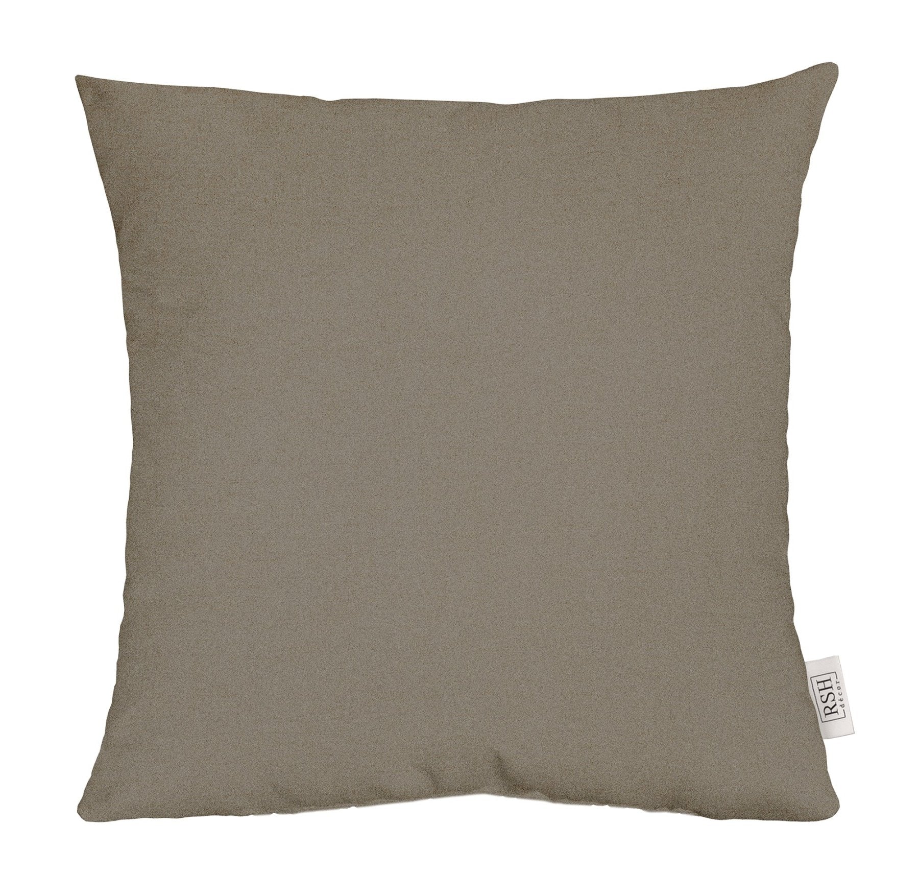 Sunbrella Cast Neutrals Square Throw Pillow - Water-Resistant Outdoor Decorative Cushion for Patio, Sofa & Sunroom - 18x18 Inch