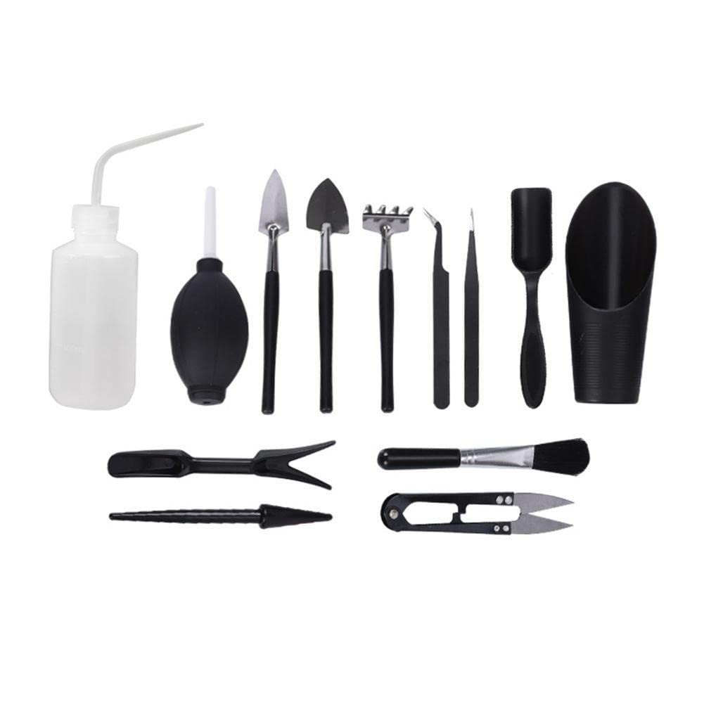 Premium Heavy Duty Gardening Tool Set - 10-Piece Succulent & Plant Care Kit with Weeder, Fork, Hand Pruner, Trowel & Rake | Ideal for Indoor Plants, Outdoor Gardens & Landscaping Projects