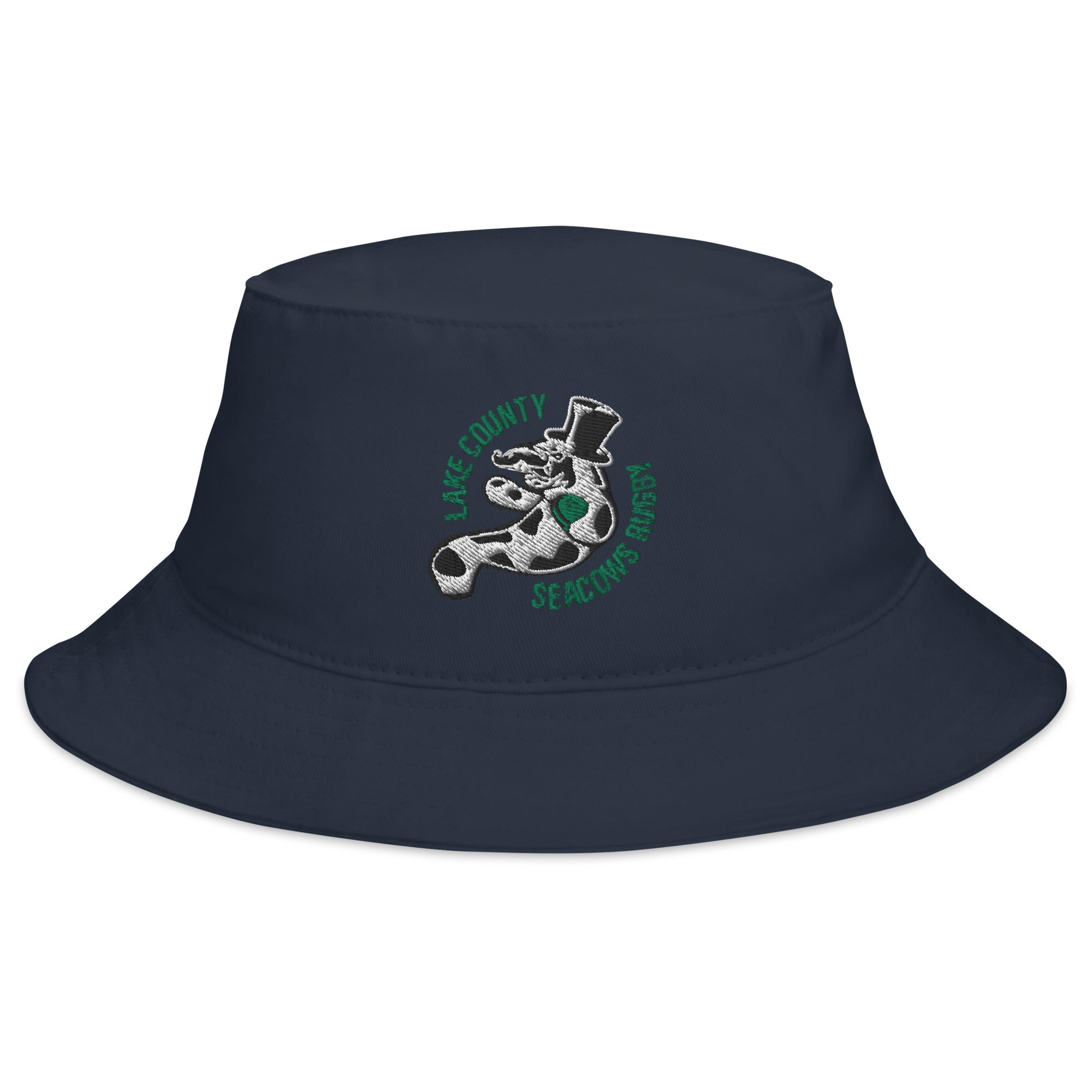 Lake County Seacows Rugby Bucket Hat - Adjustable Sun Hat for Men & Women - Perfect for Outdoor Sports, Beach, Fishing, and Casual Wear