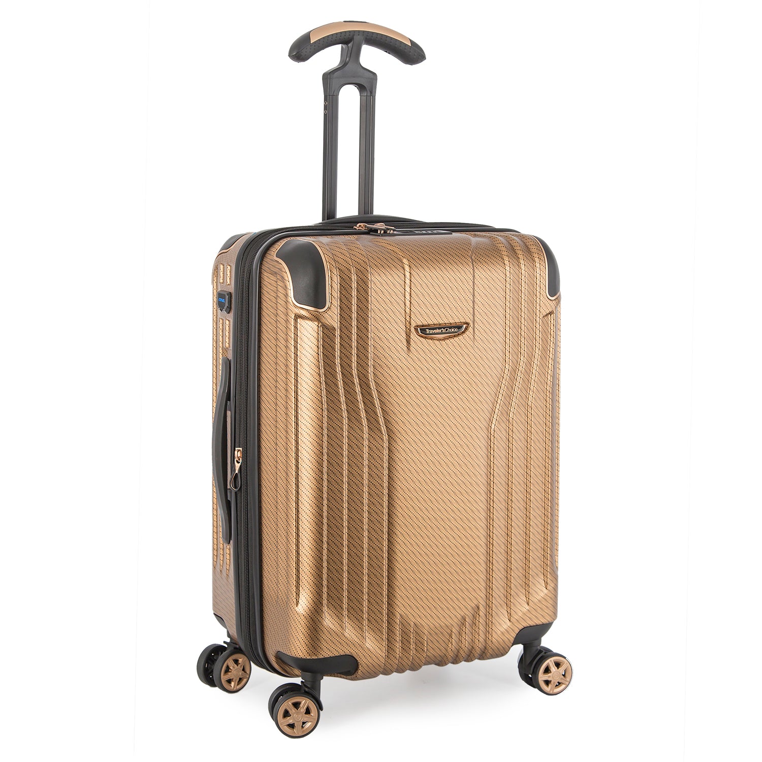 Continent Adventurer Carry On Luggage - Lightweight Durable Suitcase for Travel & Business Trips - Perfect for Airplanes, Trains & Weekend Getaways