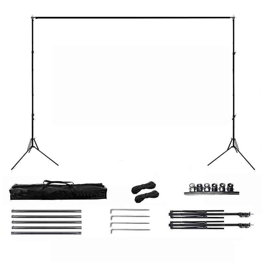 Portable Projector Screen Stand - Indoor & Outdoor Use for Front & Rear Projection | Foldable & Lightweight for Home Theater, Backyard Movies, and Presentations