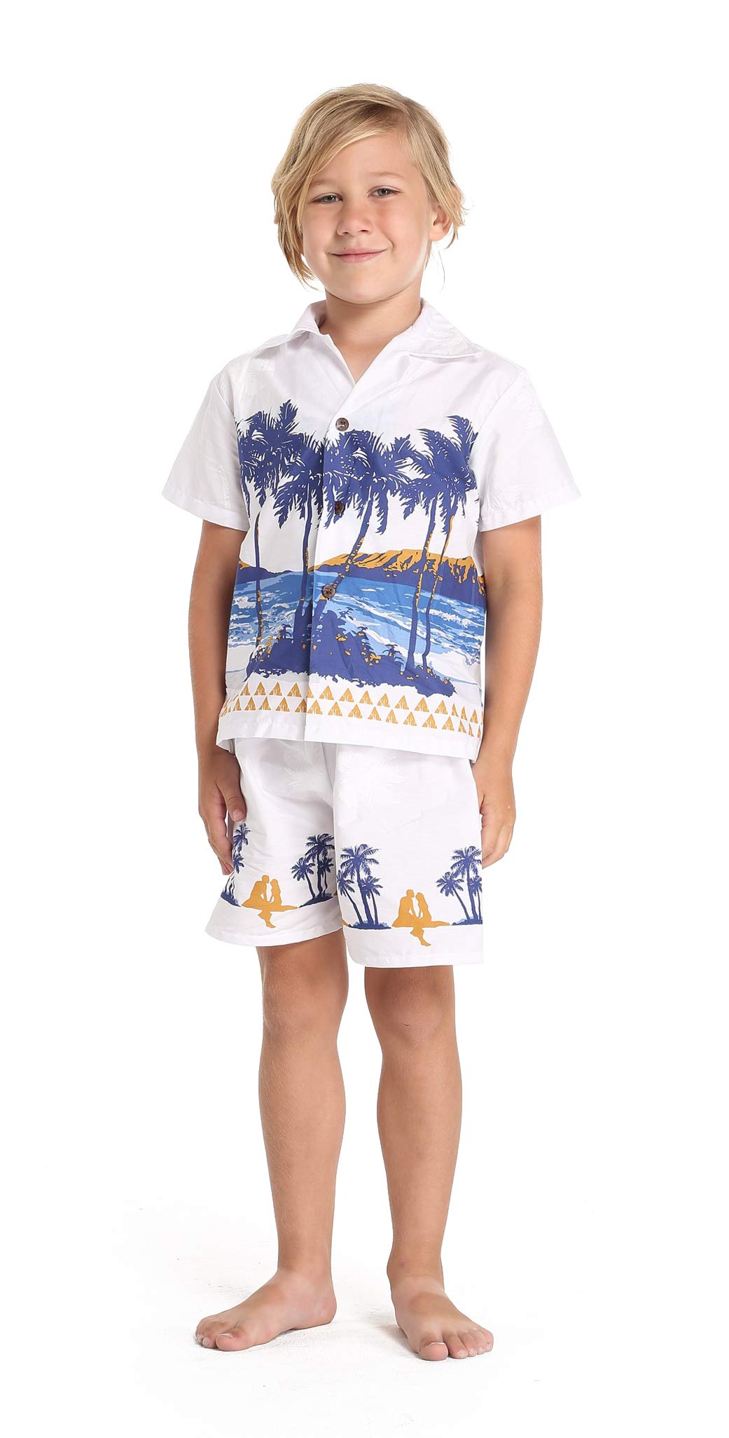 **Hawaiian Luau Outfits for Siblings - Matching Boy & Girl Tropical Print Sets - Perfect for Family Vacations, Beach Parties & Themed Events**
