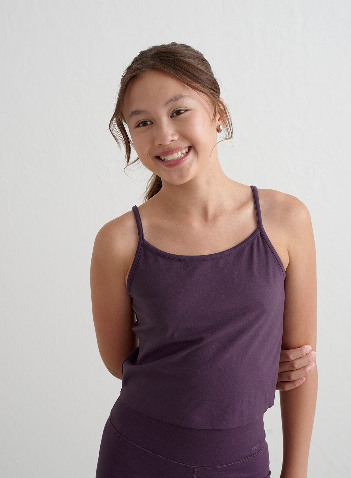 Midnight Plum Young Sense Strap Singlet - Stylish Women's Camisole for Casual Wear & Layering | Perfect for Summer Outfits & Lounge Wear
