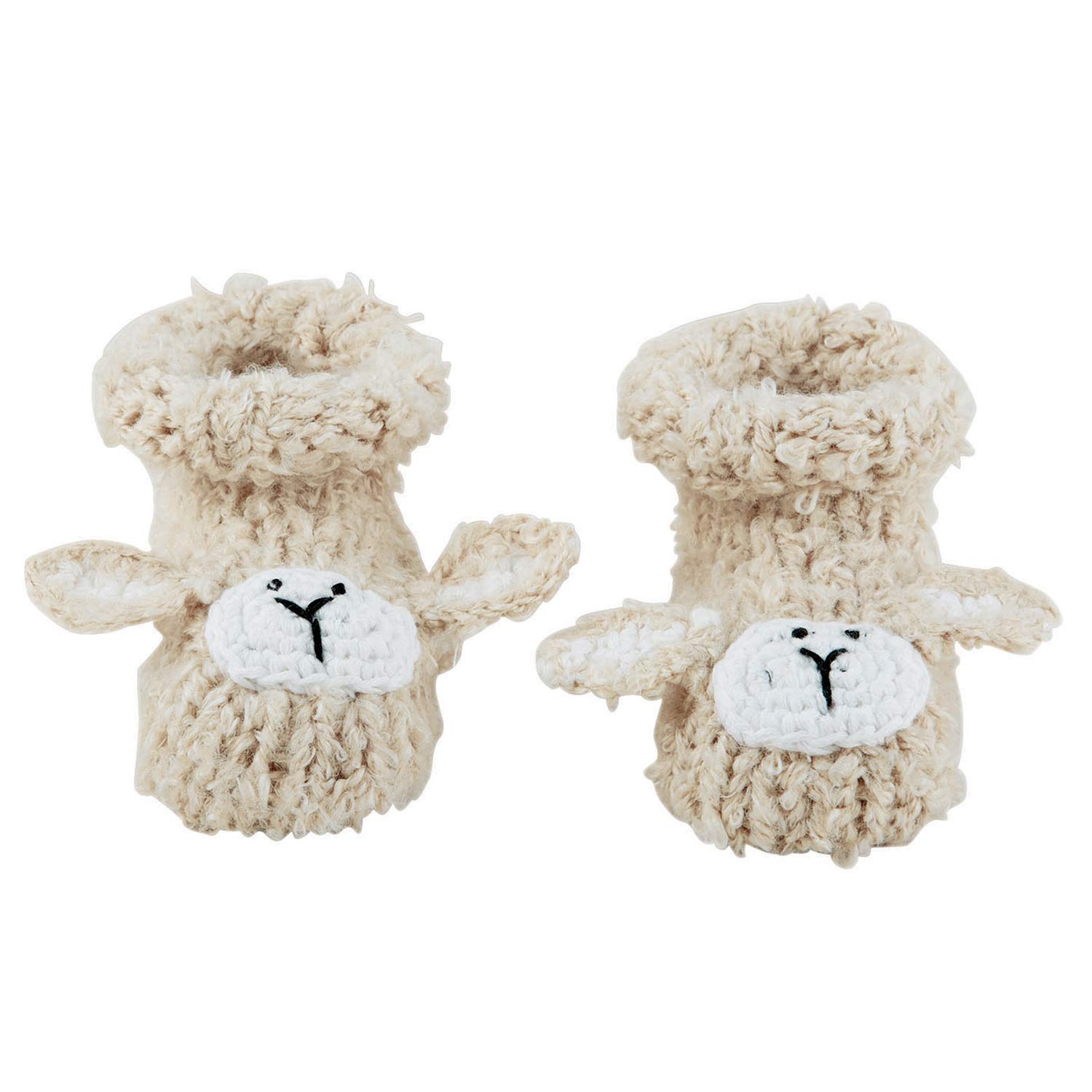 Stephan Baby Knit Animal Face Bootie Socks - Soft Lamb Design for Newborns & Infants | Perfect for Nursery, Photo Shoots & Winter Outfits