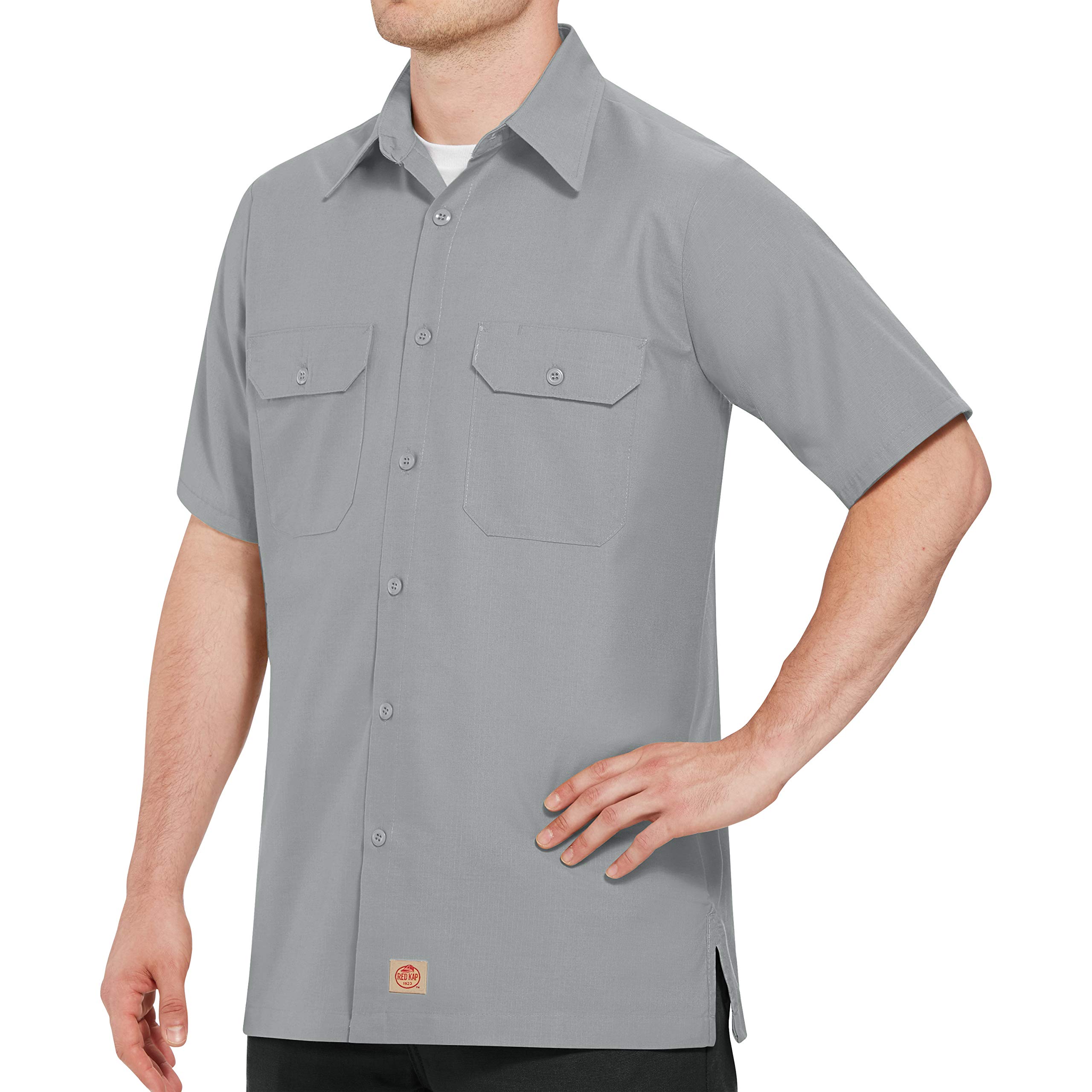 Red Kap Solid Rip Stop Shirt - Durable Workwear for Men | Comfortable & Breathable for Construction, Outdoor & Industrial Jobs