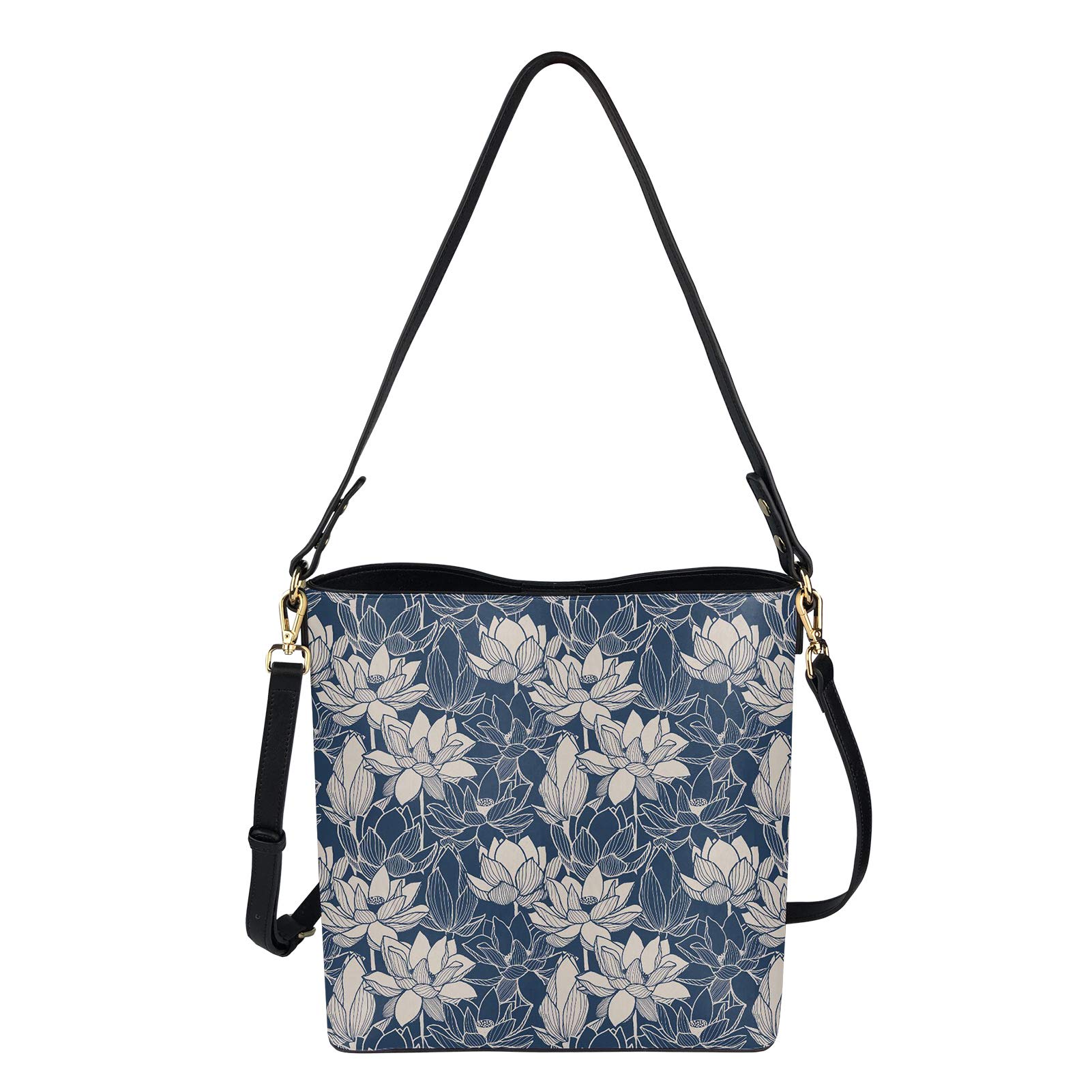Stylish Women's Leather Shoulder Bag - COEQINE Multipurpose Crossbody Tote Purse for Travel, Work & Daily Use | Fashionable Bucket Handbag with Adjustable Strap