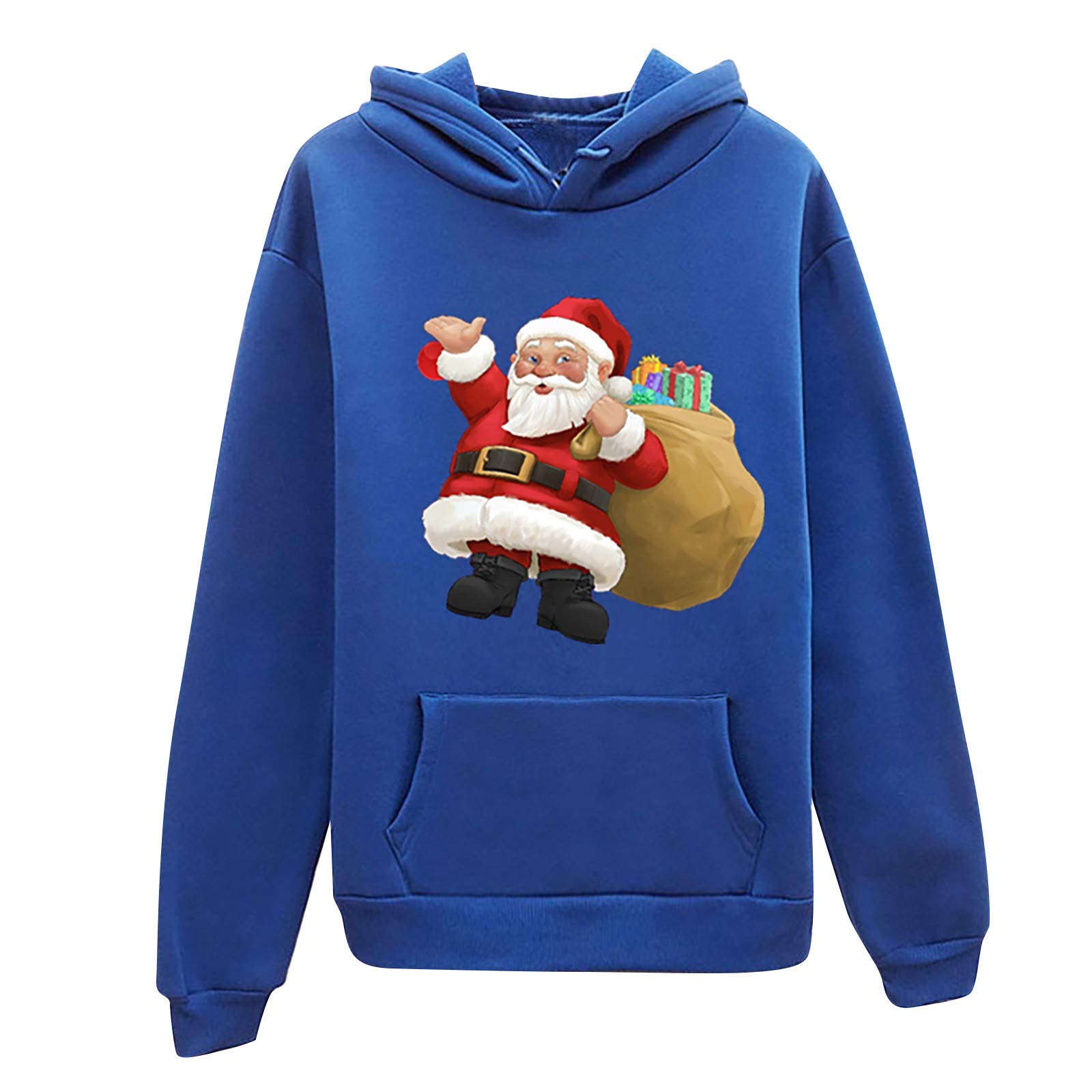 Posijego Women's Fall Winter Hooded Sweatshirt - Cozy Christmas Long Sleeve Graphic Hoodie for Women | Perfect for Vacation, Holiday Gifts & Casual Wear