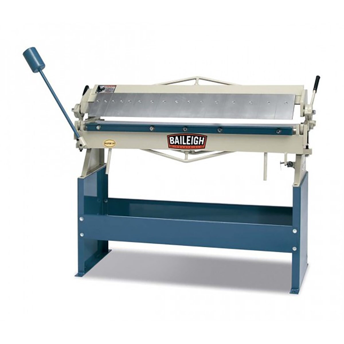 Baileigh Industrial BA9 1000460 Heavy Duty Box and Pan Brake BB 4816 - Metal Bending Tool for Sheet Metal Fabrication, HVAC, Automotive Repair & DIY Projects