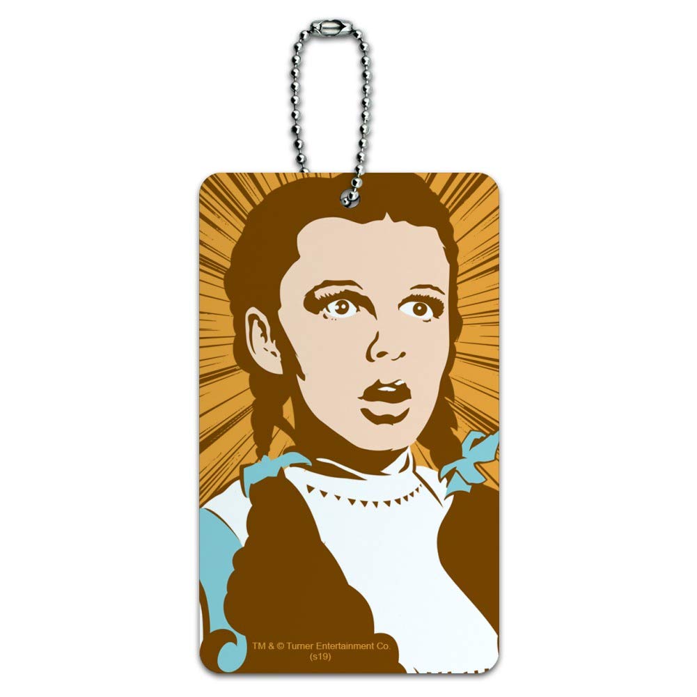 Wizard of Oz Dorothy Not in Kansas Luggage Tag - Personalized Suitcase ID Tag for Carry-On Bags - Perfect for Travel, Cosplay & Movie Fans