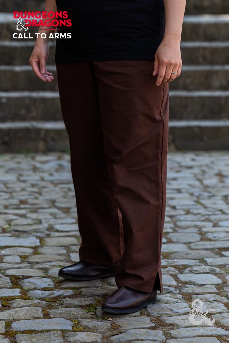 Dungeons & Dragons Rogue Pants - Brown Medieval Fantasy RPG Costume for LARP, Cosplay & Tabletop Gaming