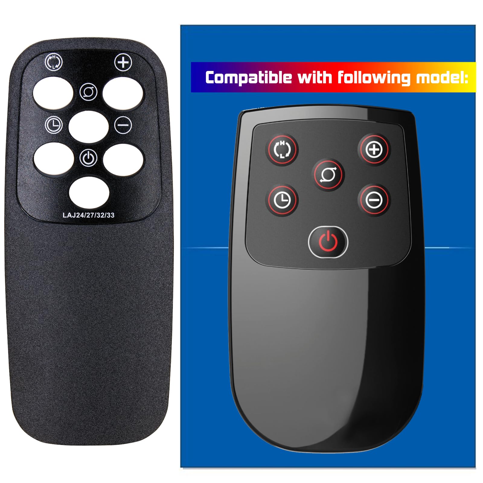 Original Lasko 6435 Replacement Remote Control for Designer Series Ceramic Heaters - Compatible with CT30750 Tall Tower & CT30753 Tower Space Heater - Perfect for Home, Office, and Winter Heating Needs
