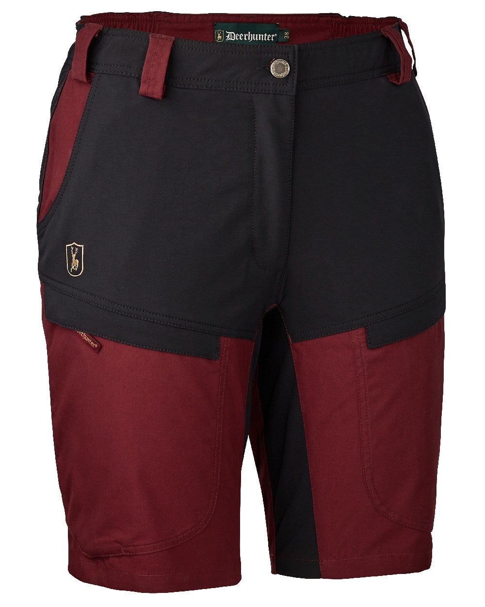 Deerhunter Women's Lady Ann High Waisted Shorts - Comfortable Stretchy Denim Shorts for Casual Wear & Summer Outfits