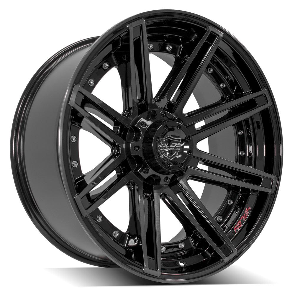4Play Gen2 4P08 Gloss Black Wheels 22x10.0 18