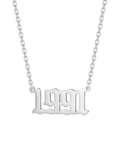 Silver 1991 Necklace