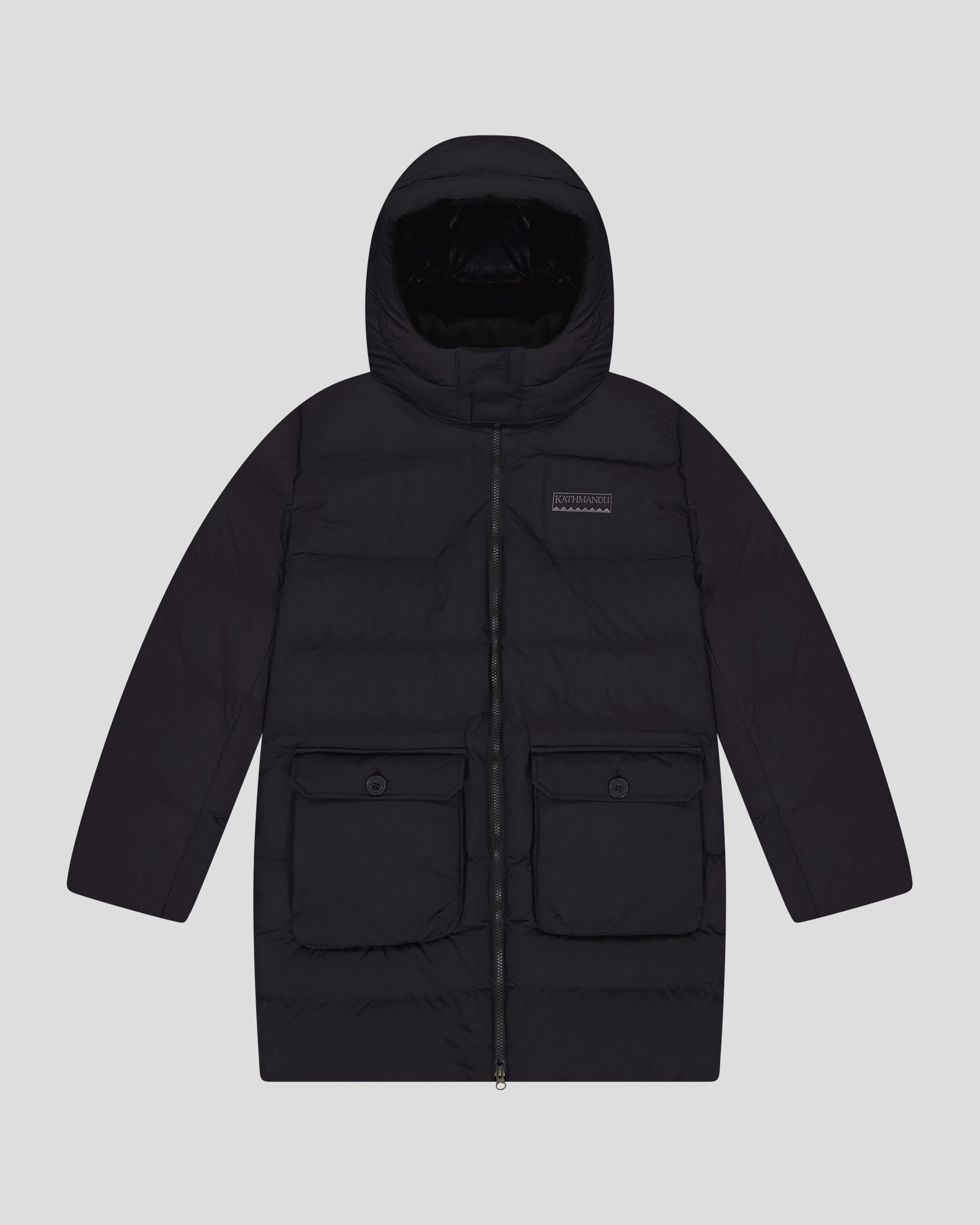 Women's Epiq Down Heritage Parka Jacket - Waterproof Winter Coat with Hood, Warm Insulated Outerwear for Extreme Cold Weather (Black Stingray) - Perfect for Snowboarding, Skiing & Arctic Adventures