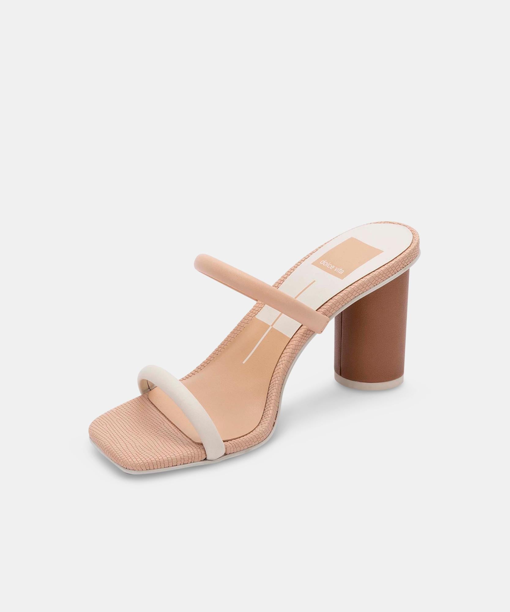 Natural White Noles Heels - Comfortable & Stylish Women's Heels for Work, Parties & Special Occasions