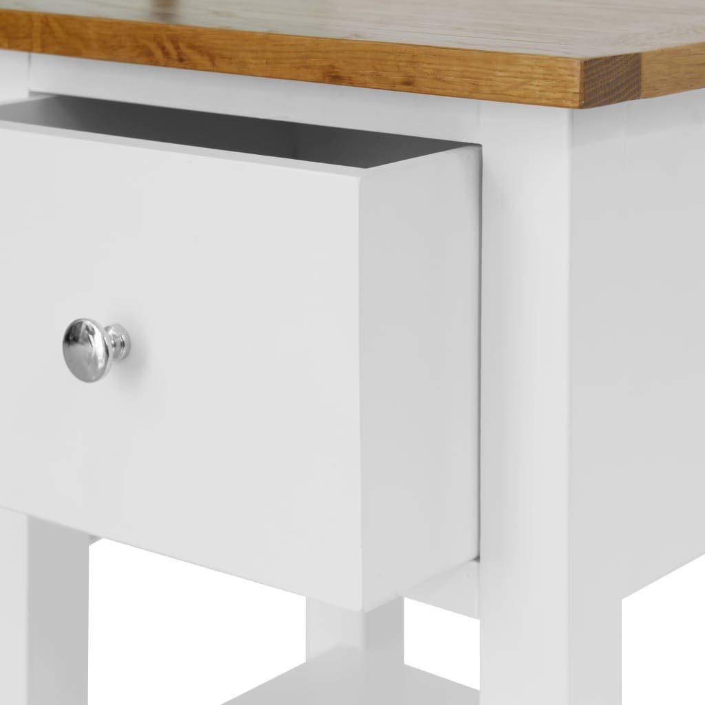 2-Piece Solid Oak Wood Dresser Set with Drawers - 14.2