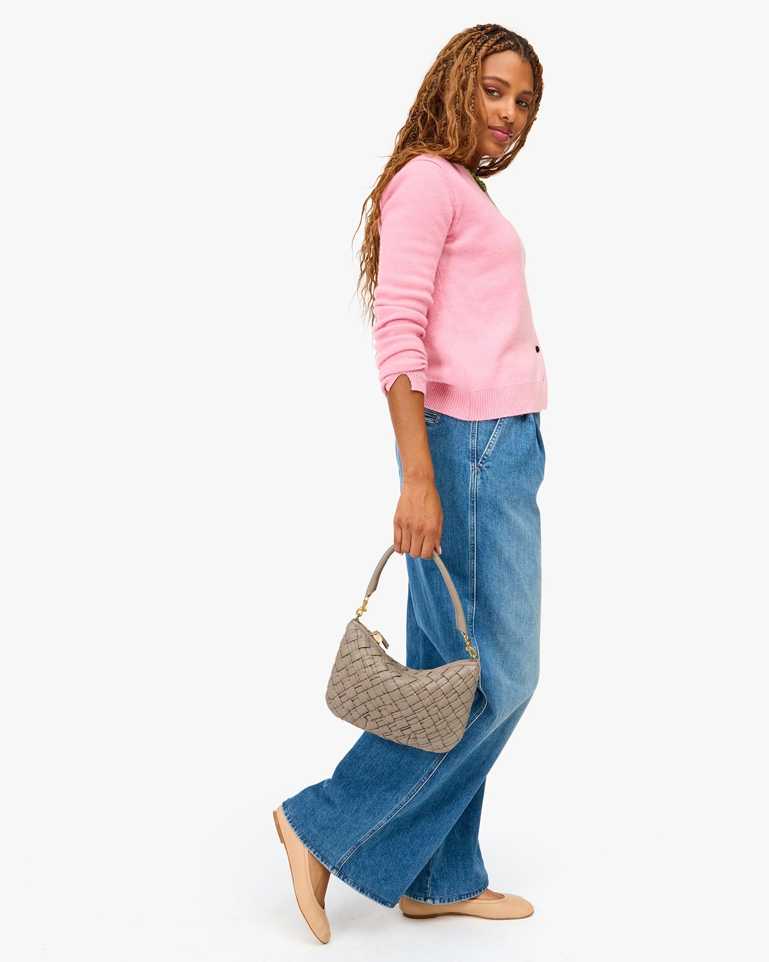 Petit Moyen Messenger Bag - Stylish Puffy Woven Crossbody Purse for Women | Perfect for Work, Travel & Daily Use