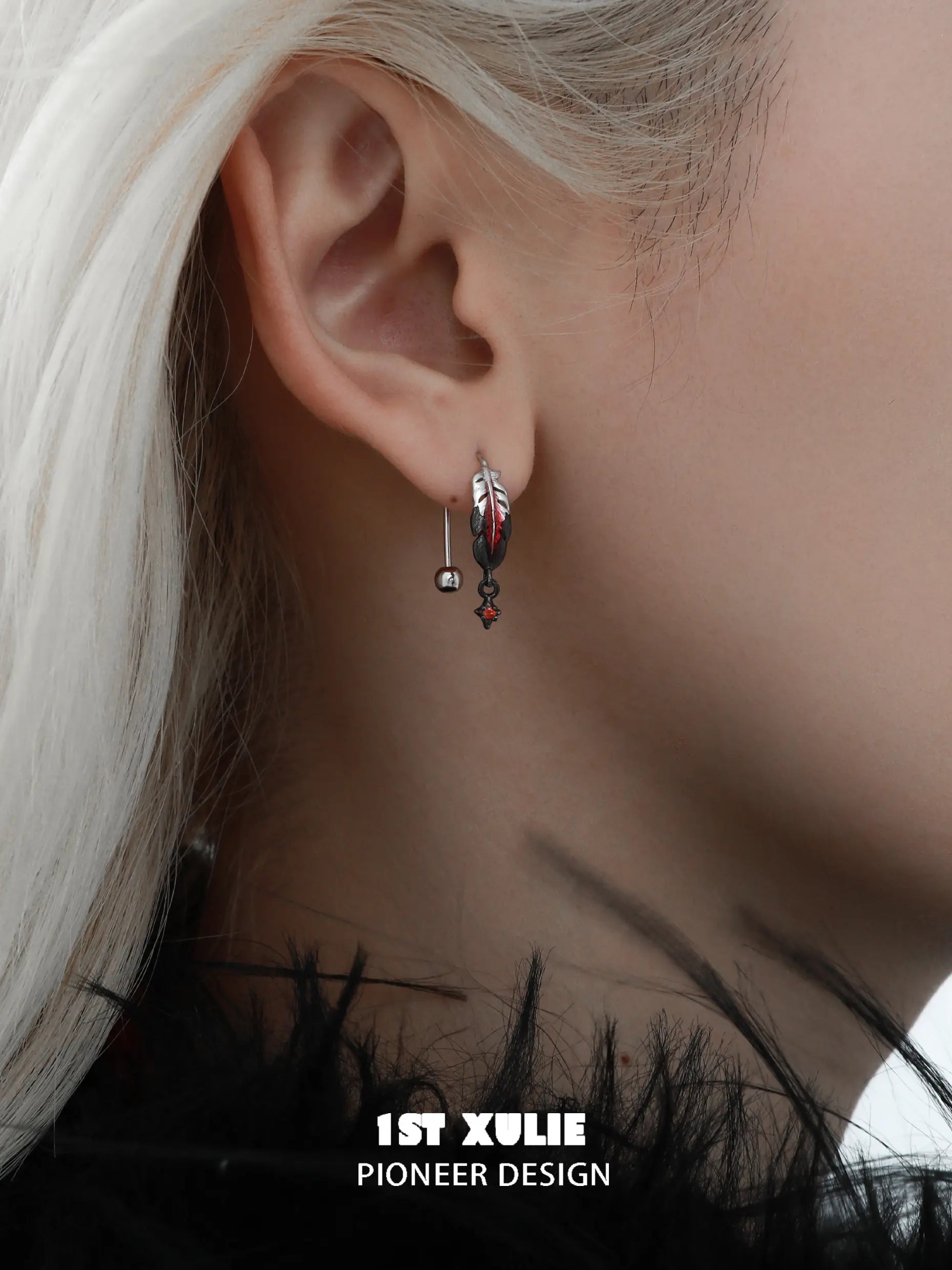 925 Sterling Silver Feather Earrings for Women - Soaring Cranes Design - Lightweight Dangle Earrings for Daily Wear, Parties & Special Occasions