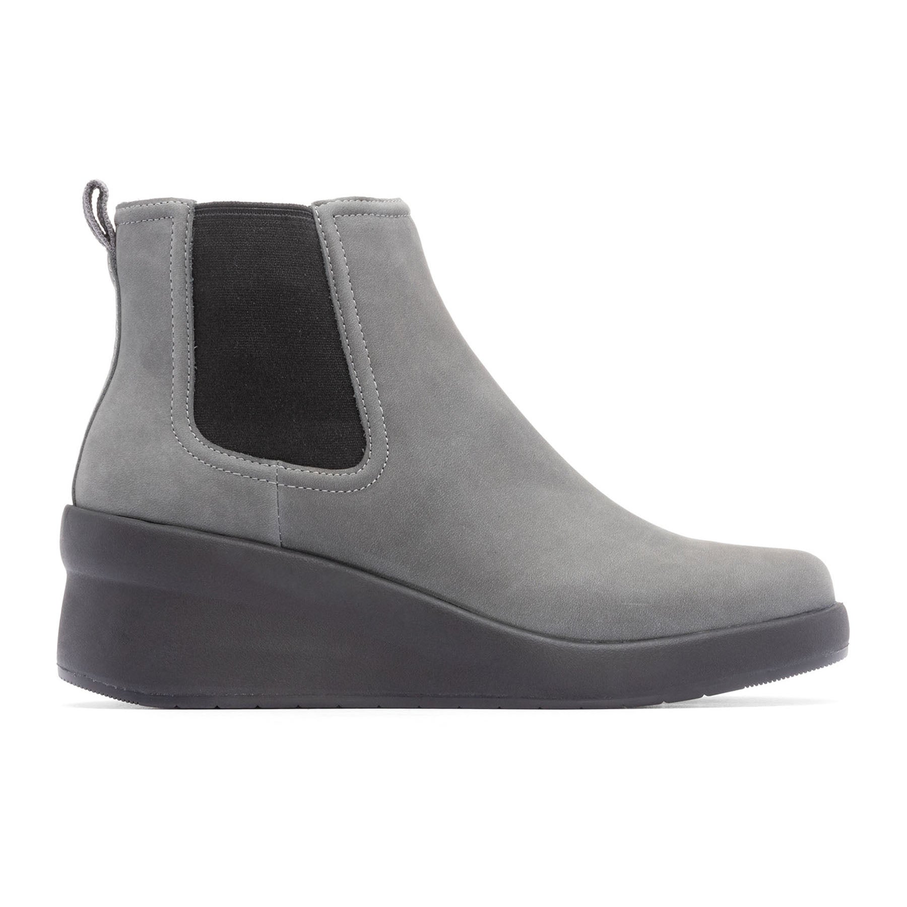 Abeo Passage Chelsea Grey Boots - Comfortable & Stylish Ankle Boots for Women | Perfect for Casual Outings, Work & Fall Fashion