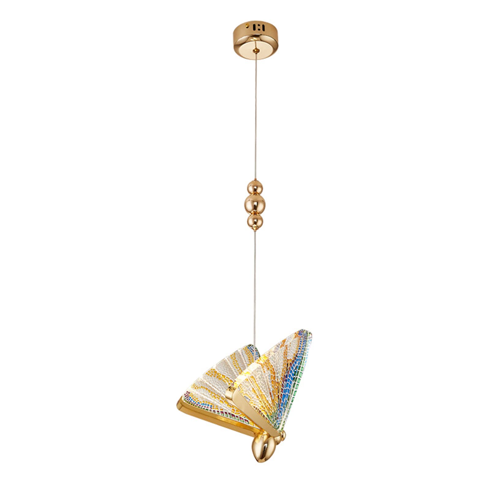 YEHEI Butterfly Pendant Lights - Adjustable LED Chandelier with Warm White Light, Modern Hanging Lamp for Kitchen Island, Bedroom, Restaurant, Office & Hallway | Indoor Lighting Fixtures for Home & Commercial Spaces