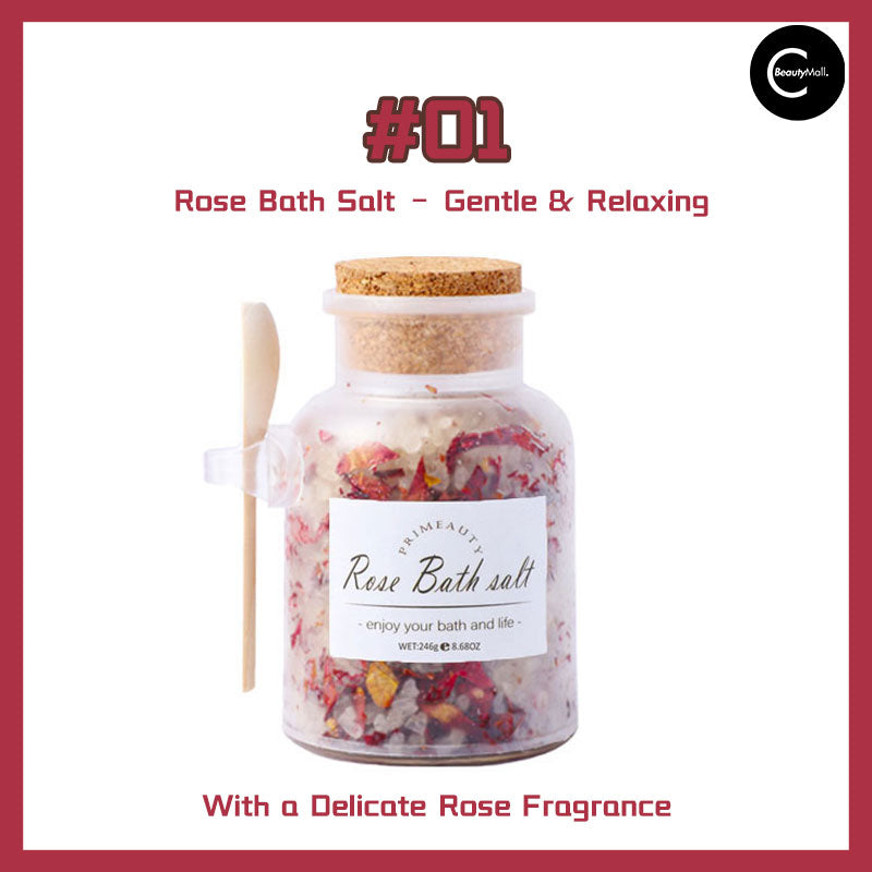BathQueen Luxury Bath Salts - Relaxing Epsom Salt Soak with Essential Oils for Stress Relief & Muscle Recovery | Perfect for Spa Nights & Self-Care Routines