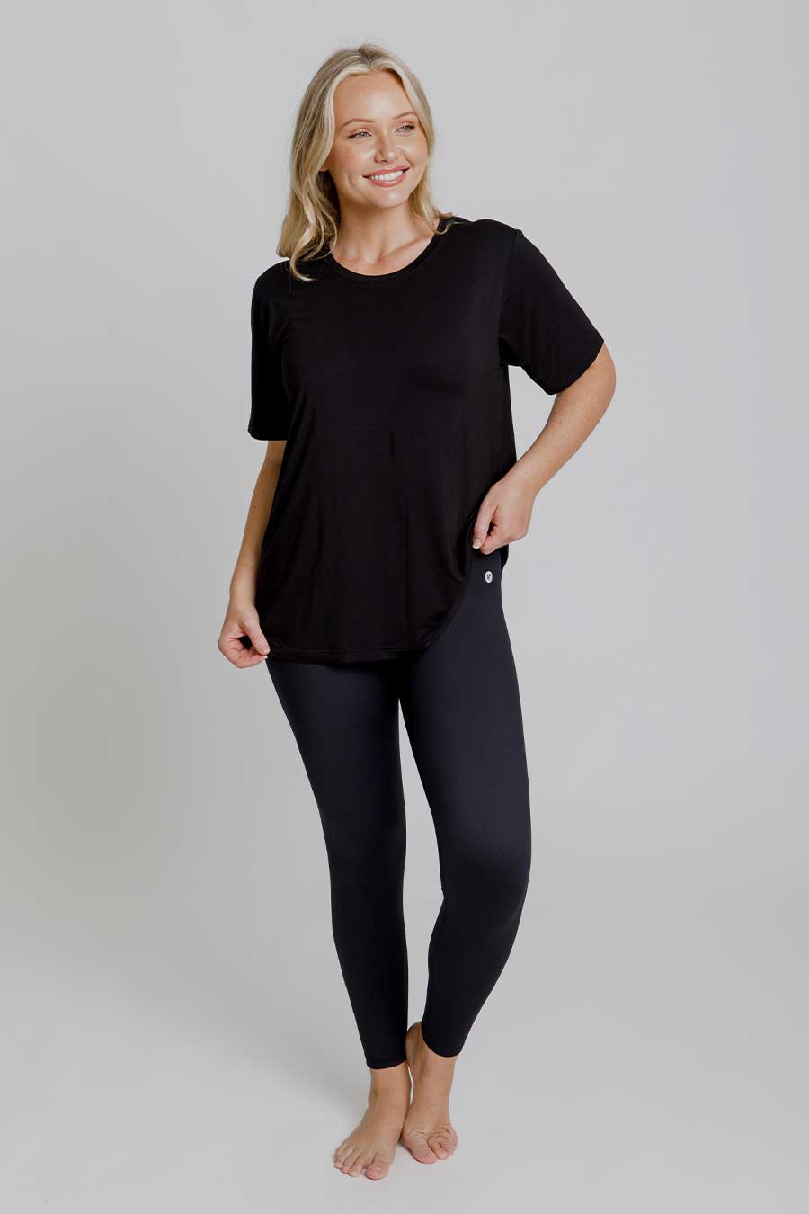 Classic Bamboo T-Shirt for Men & Women | Soft Eco-Friendly Black Cotton Tee | Casual Wear, Lounge & Everyday Outfits