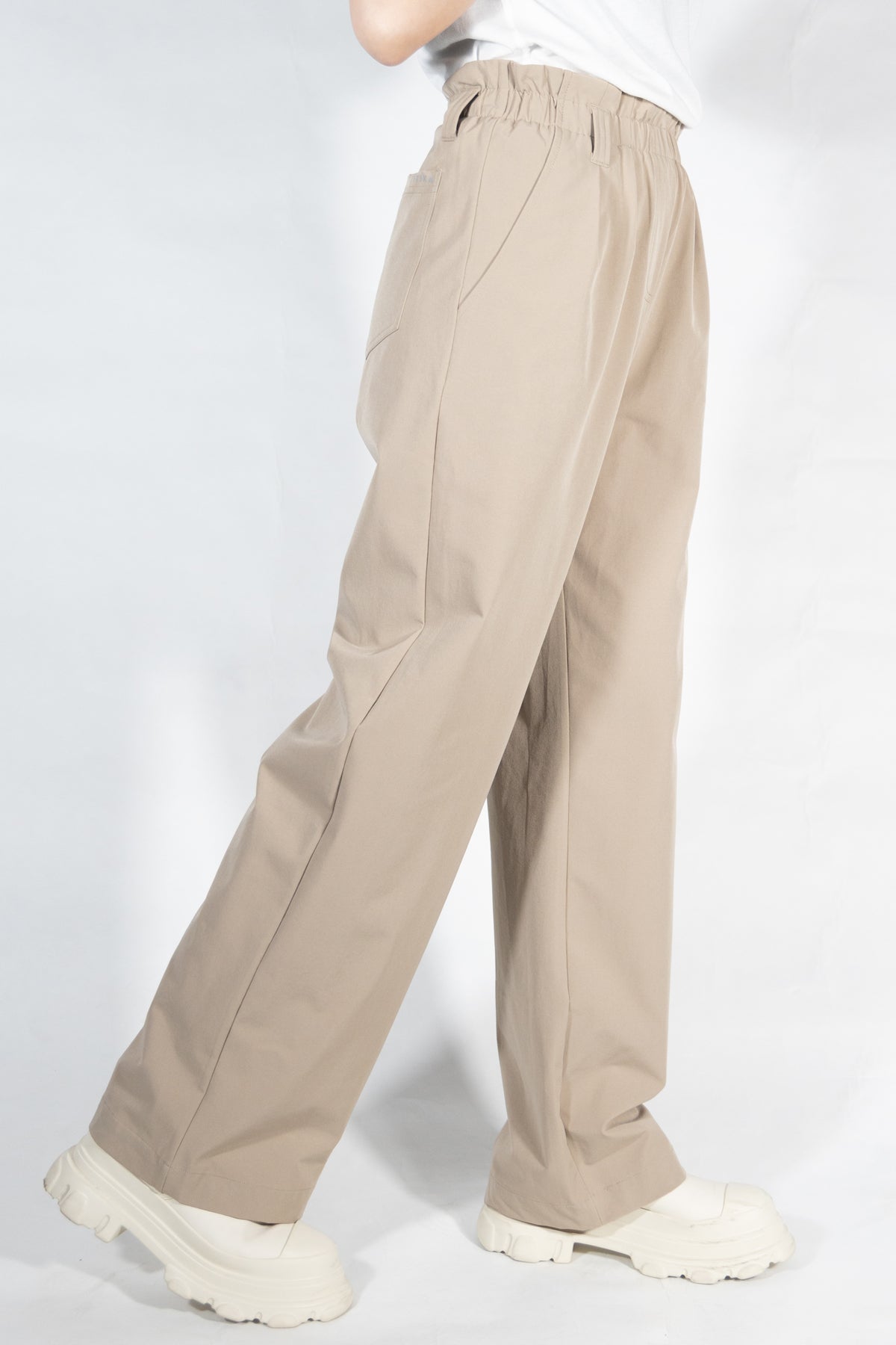 Gordina Women's High-Waisted Casual Trousers - Comfortable Stretch Pants for Work, Office & Everyday Wear | Perfect for Business, Travel & Lounge