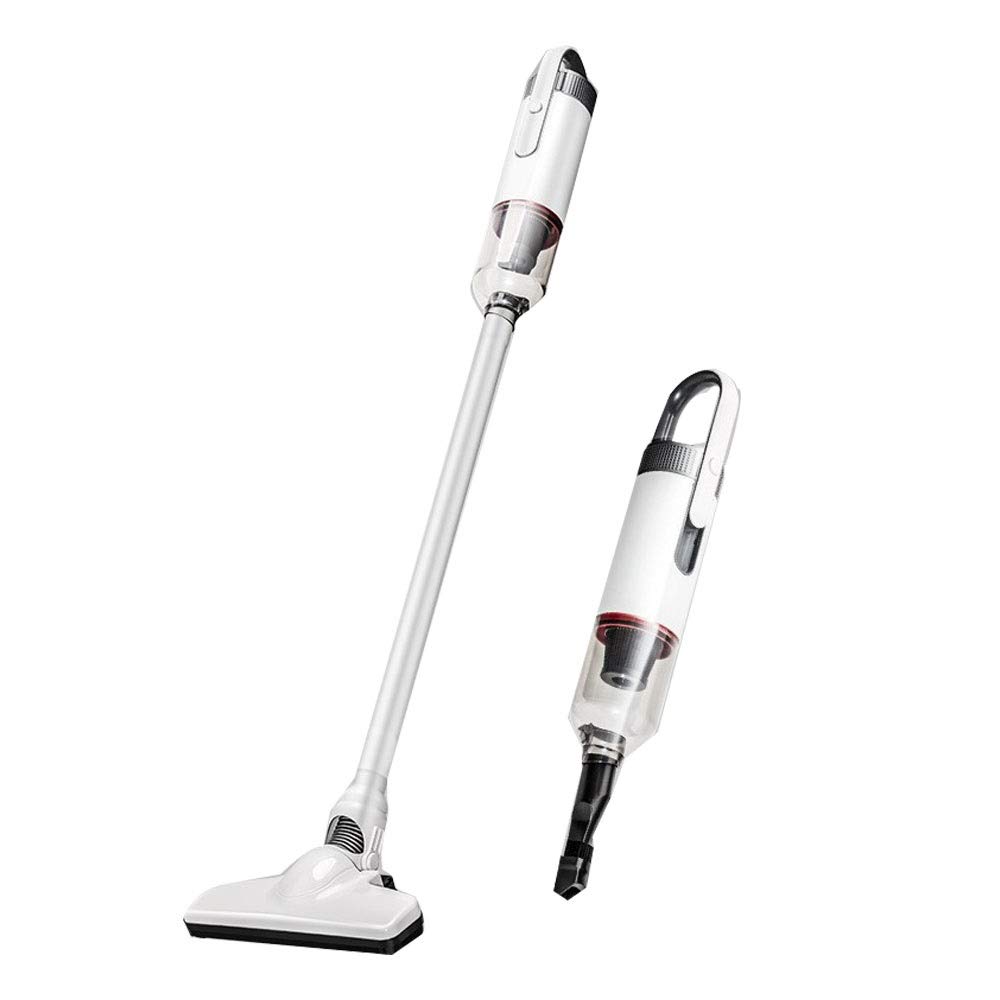 DIWANG Cordless Vacuum Cleaner for Carpet & Hard Floors - Rechargeable Handheld & Push Rod 2-in-1 Lightweight Vacuum with Strong Suction - Perfect for Home, Car, Pet Hair Cleaning (Portable Small Vacuum Cleaner)