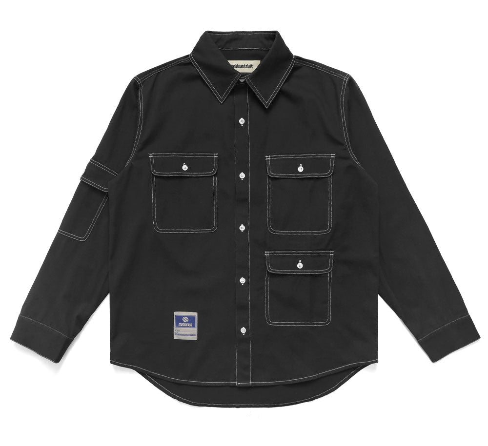 Men's Outdoor Field Shirt - Durable Work Shirt for Hiking, Camping & Hunting - Breathable Long Sleeve Shirt for Adventure & Workwear