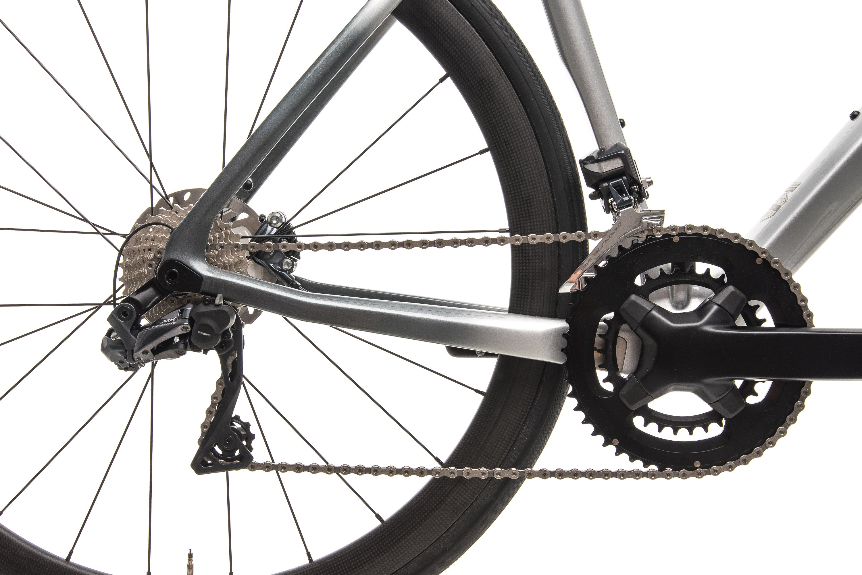 Argon 18 Mercedes-Benz Style Silver 47 Krypton GF Disc Di2 Road Bike 2019 - X Large Size - High-Performance Carbon Frame for Racing & Endurance Cycling