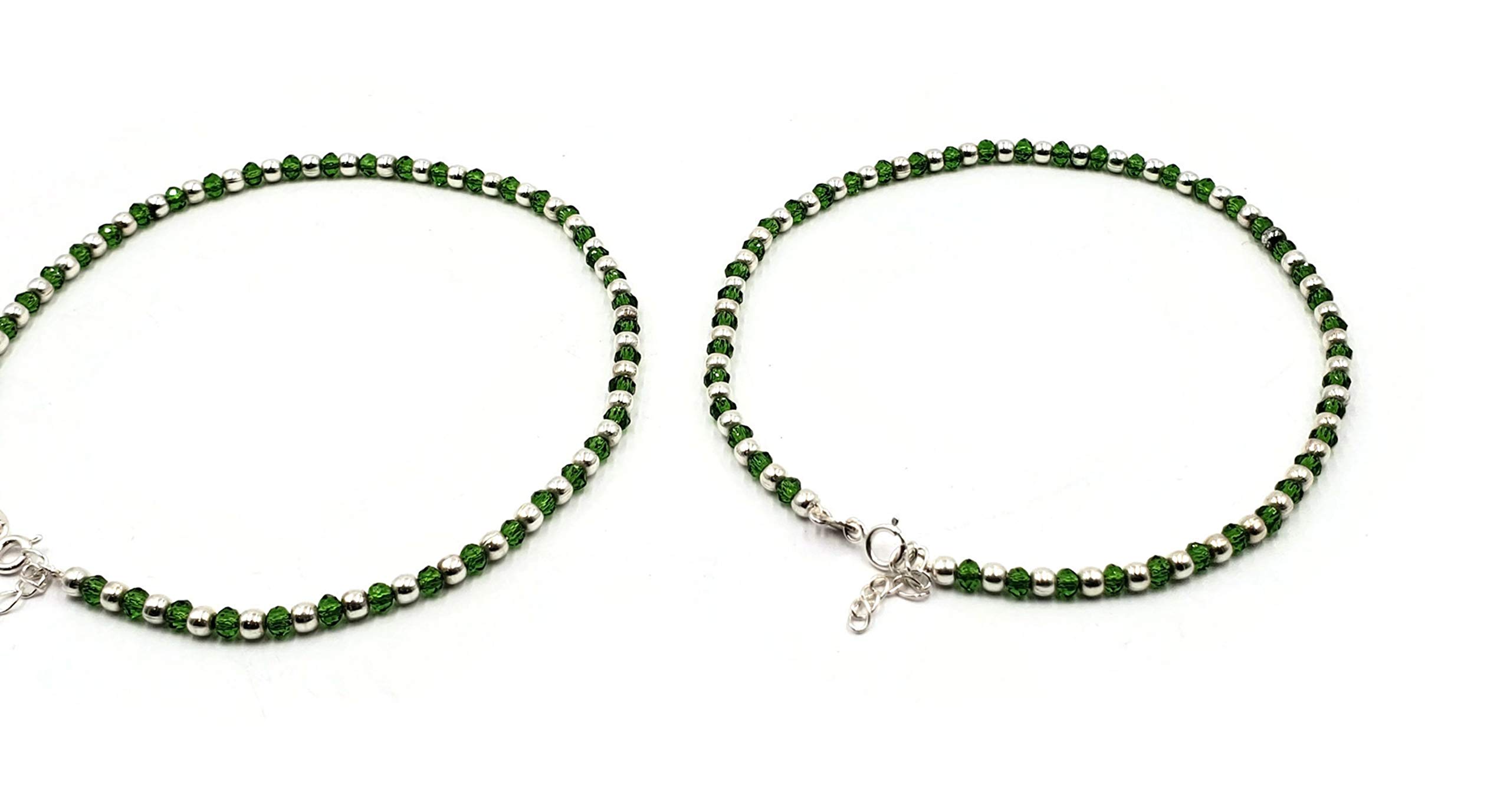 925 Sterling Silver Anklet for Women - Dainty Adjustable Ankle Bracelet with Lobster Clasp | Perfect for Beach, Summer Outfits and Everyday Wear