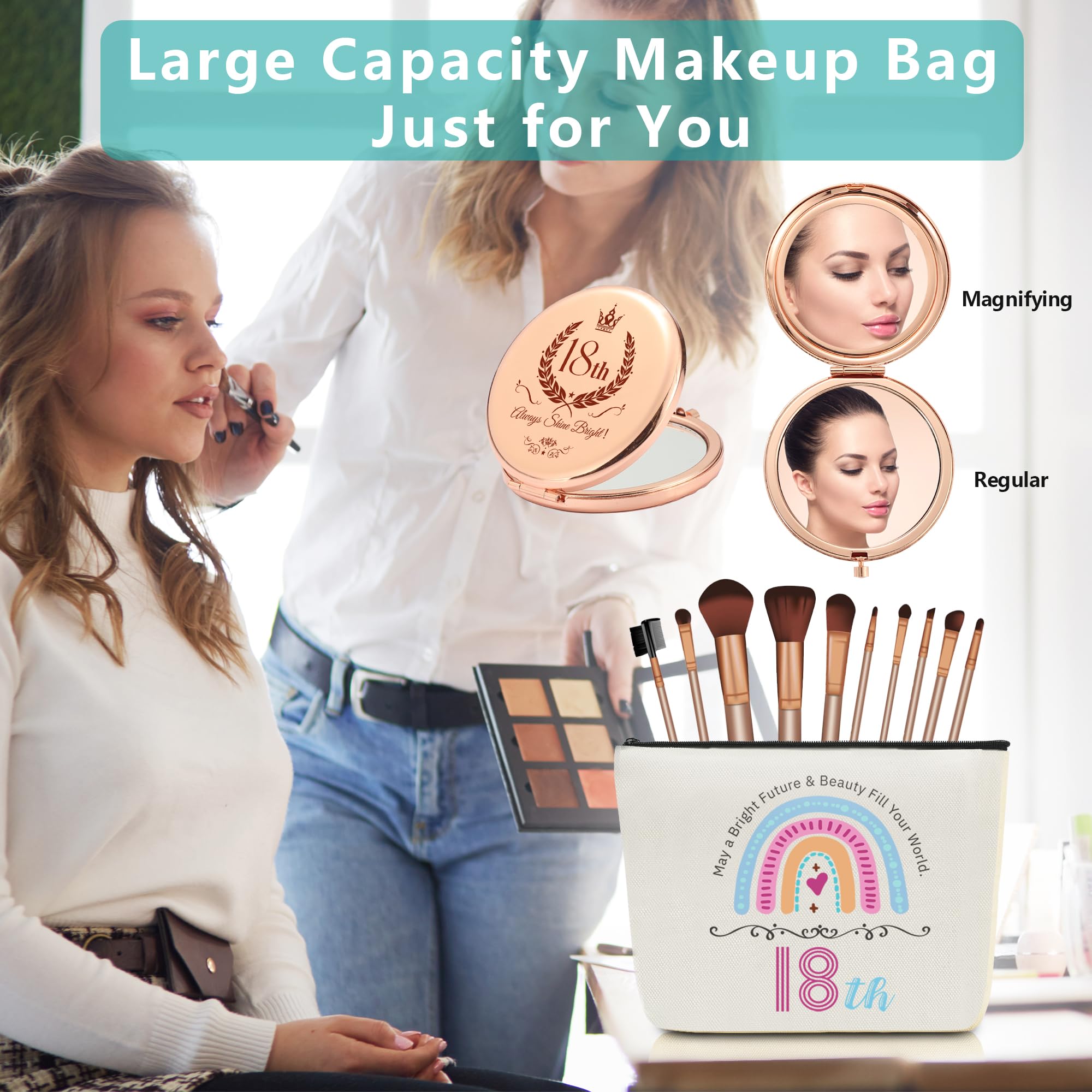 **18th Birthday Gift Set for Girls - 11 Unique Gifts for 18 Year Old Daughter, Sister, or Granddaughter | Thoughtful & Cool 18th Birthday Present Ideas | Perfect for Parties, Graduation, or Special Celebrations**