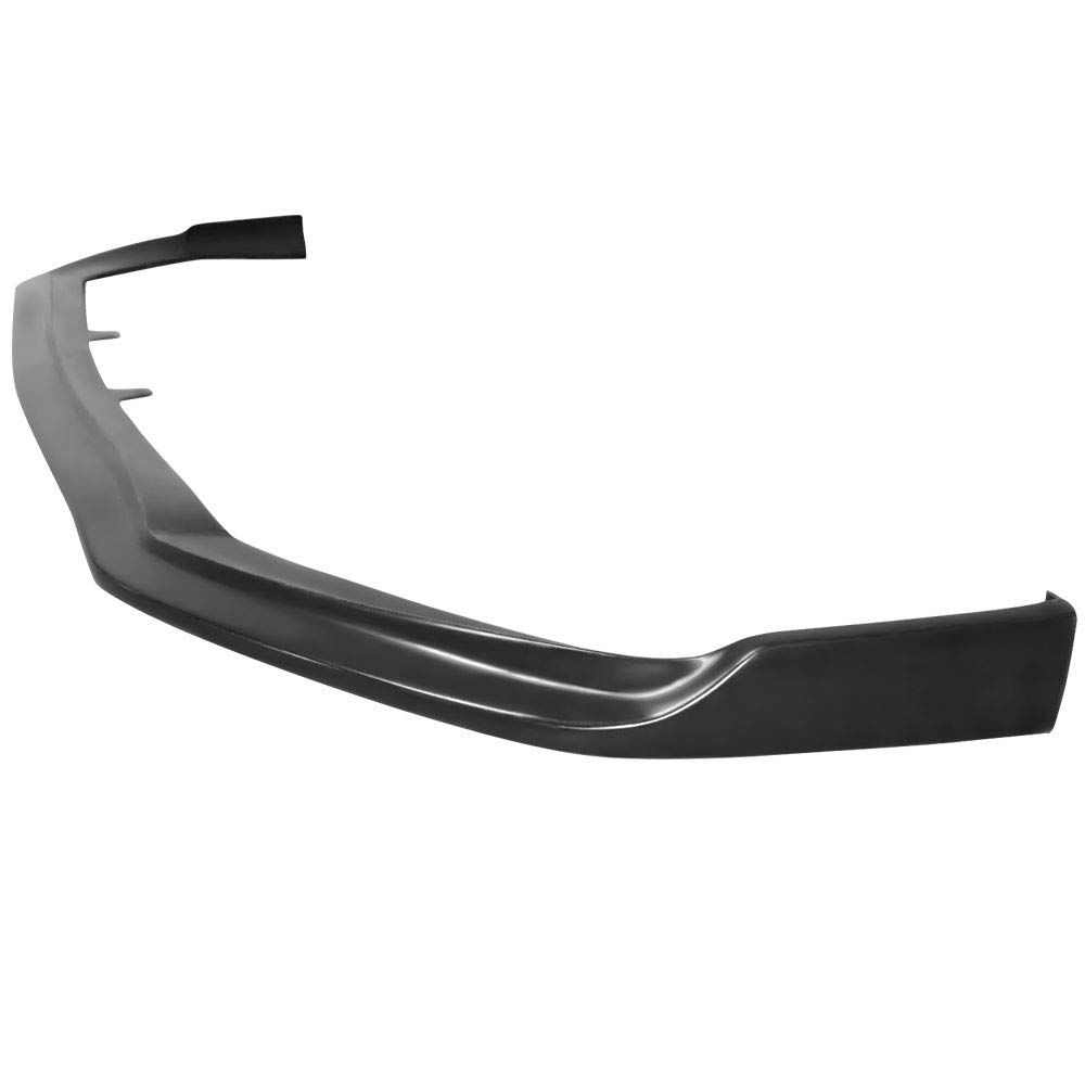 IKON MOTORSPORTS Front Bumper Lip for 2018-2020 Toyota Sienna | CK Style Polyurethane PU Unpainted Black Front Lip Spoiler | Enhances Aerodynamics & Style | Perfect for Car Enthusiasts & Custom Builds