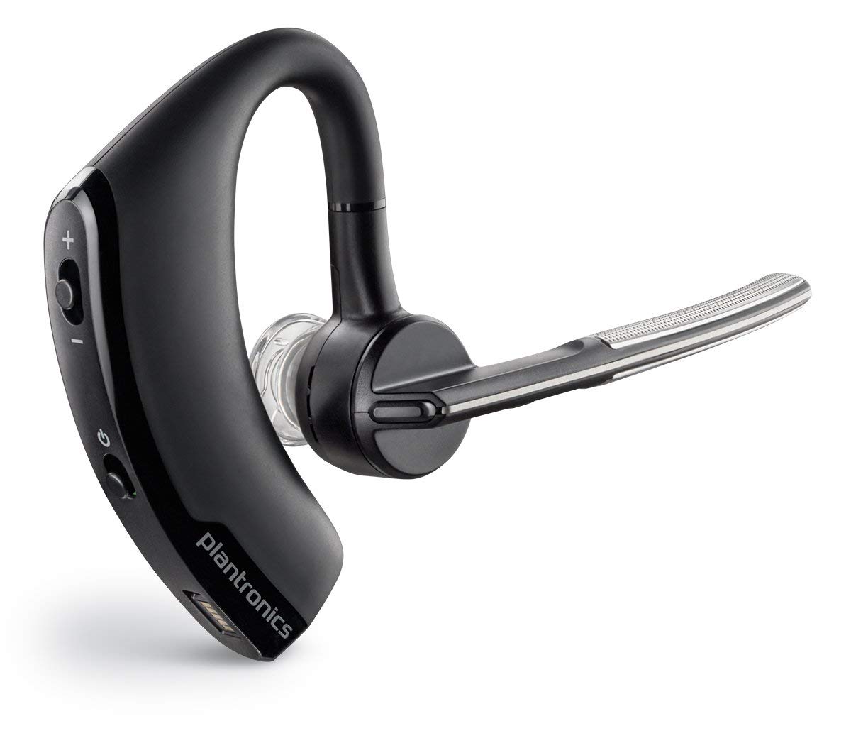 Plantronics Voyager Legend Wireless Bluetooth Headset - Noise Cancelling Headphones with HD Voice - Compatible with iPhone, Android & Smartphones - Black (Renewed) - Perfect for Office Calls, Driving & Remote Work