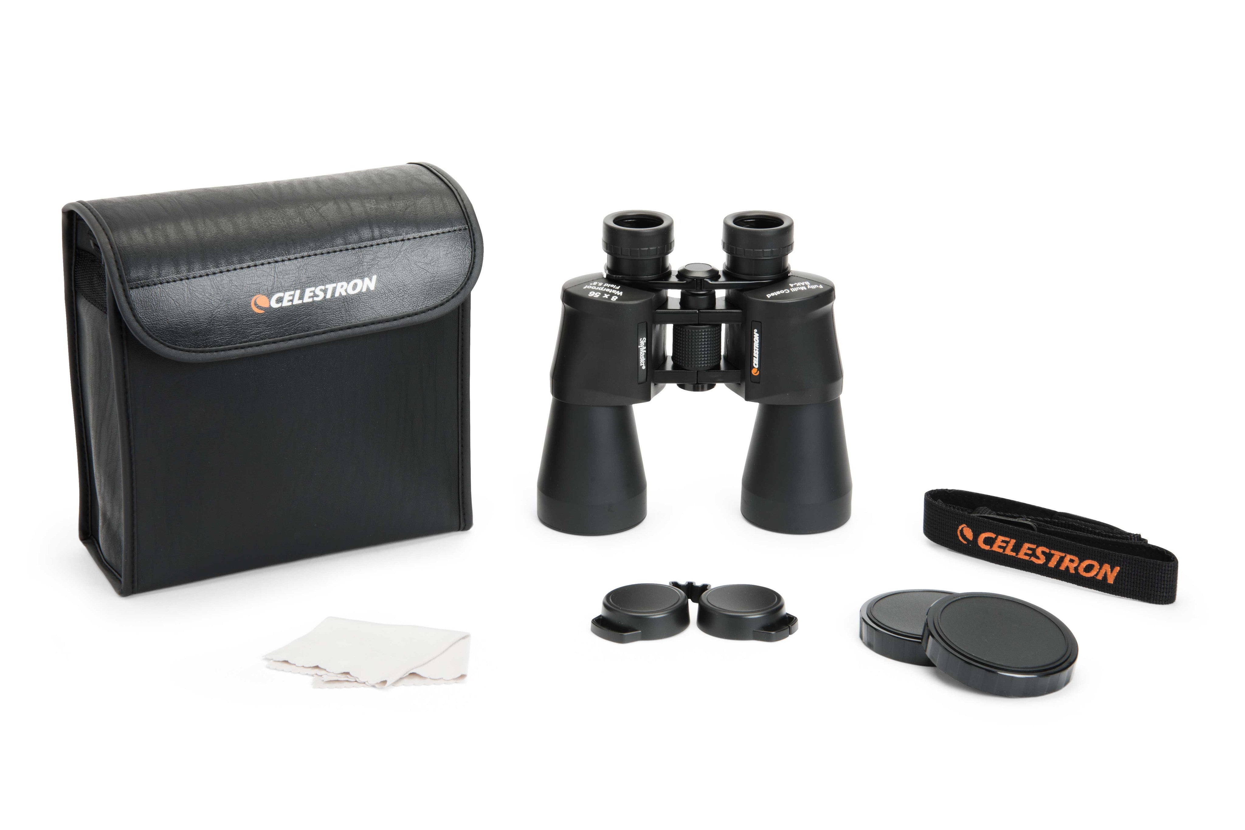 SkyMaster DX 8x56mm Porro Prism Binoculars - High Power Magnification for Astronomy, Bird Watching & Outdoor Adventures