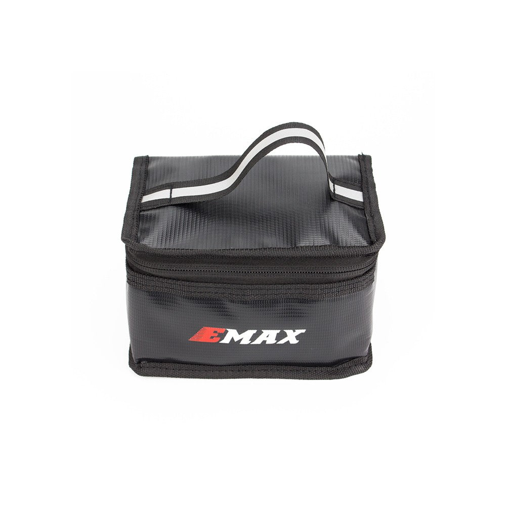 Emax Lipo Safe RC Lipo Battery Safety Storage Bag 155x115x90mm - Fireproof Explosion-Proof Pouch for RC Plane, Drone, Helicopter - Perfect for Charging, Transport & Storage