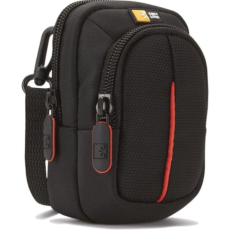 Case Logic DCB 302 Compact Camera Case - Protective Black Pouch for DSLR, Mirrorless & Point-and-Shoot Cameras - Perfect for Travel, Hiking & Everyday Use