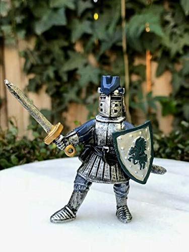 Fairy Garden Accessories Set - Miniature Animals & Medieval Knight Figurines for Dollhouse, Enchanted Gardens - Perfect for Home Decor, Backyard Landscaping & Fairy Tale Scenes